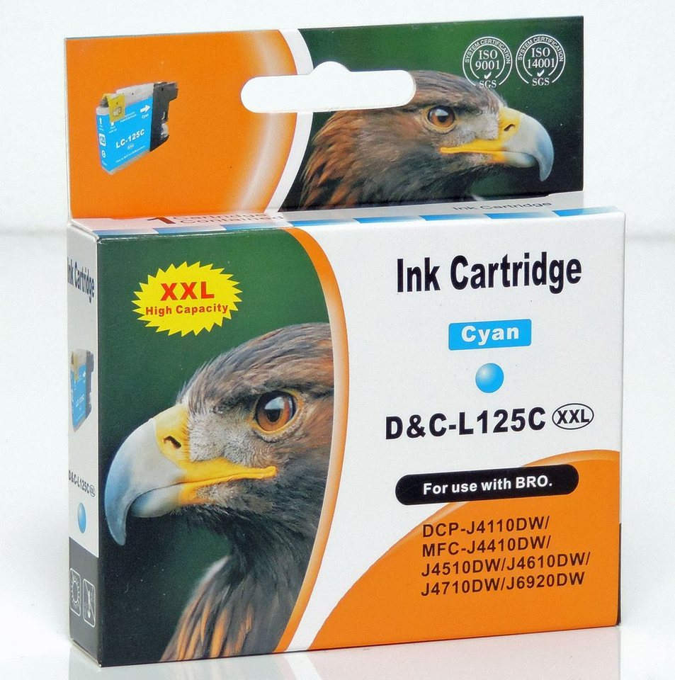 Thumbnail - Kompatibel Brother LC-125 XXL, LC-127 XXL Multipack 4-Farben (Schwarz, Tintenpatrone (Set, W)