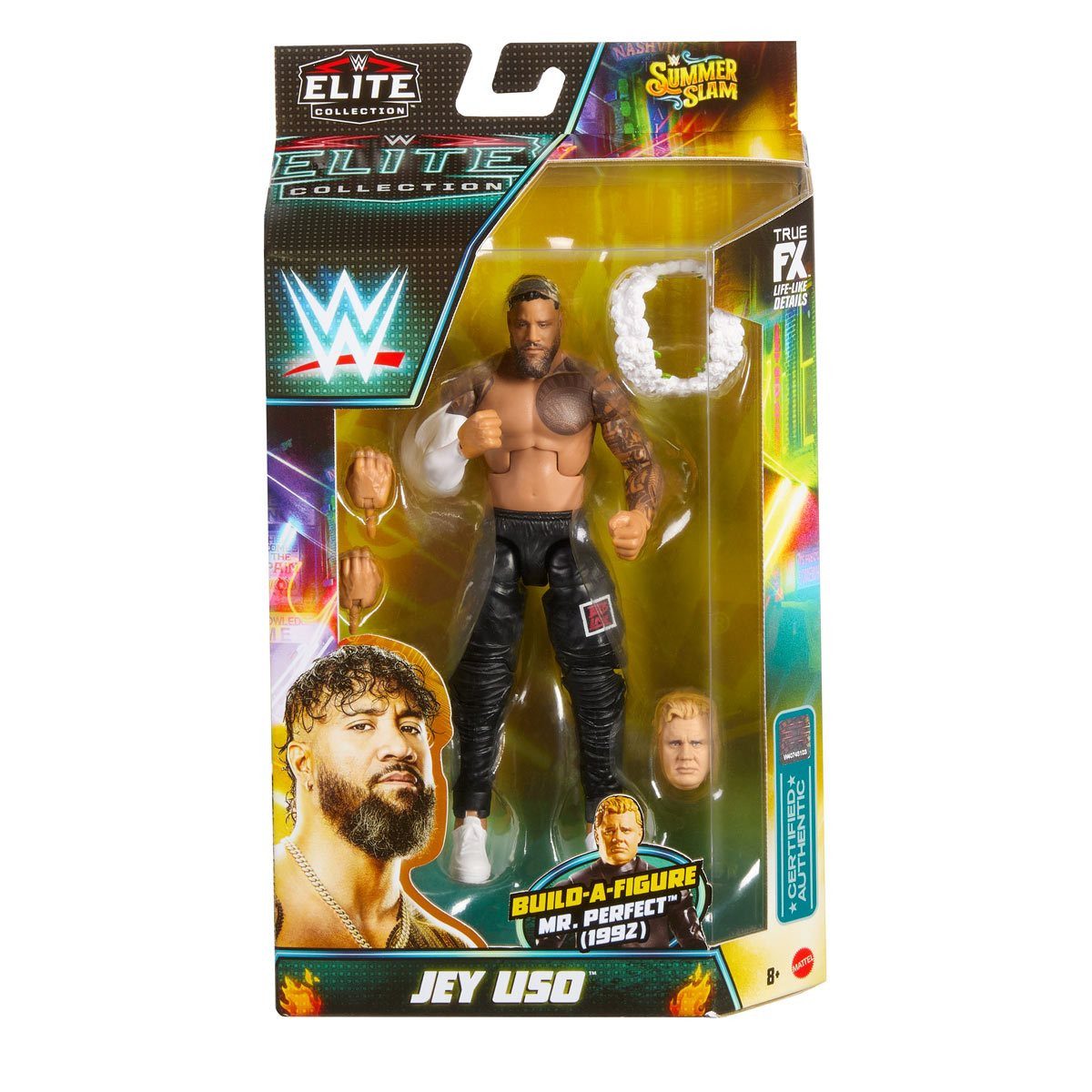 Mattel® Actionfigur WWE SummerSlam Elite 2023 Collection Jey Uso BaF Actionfigur