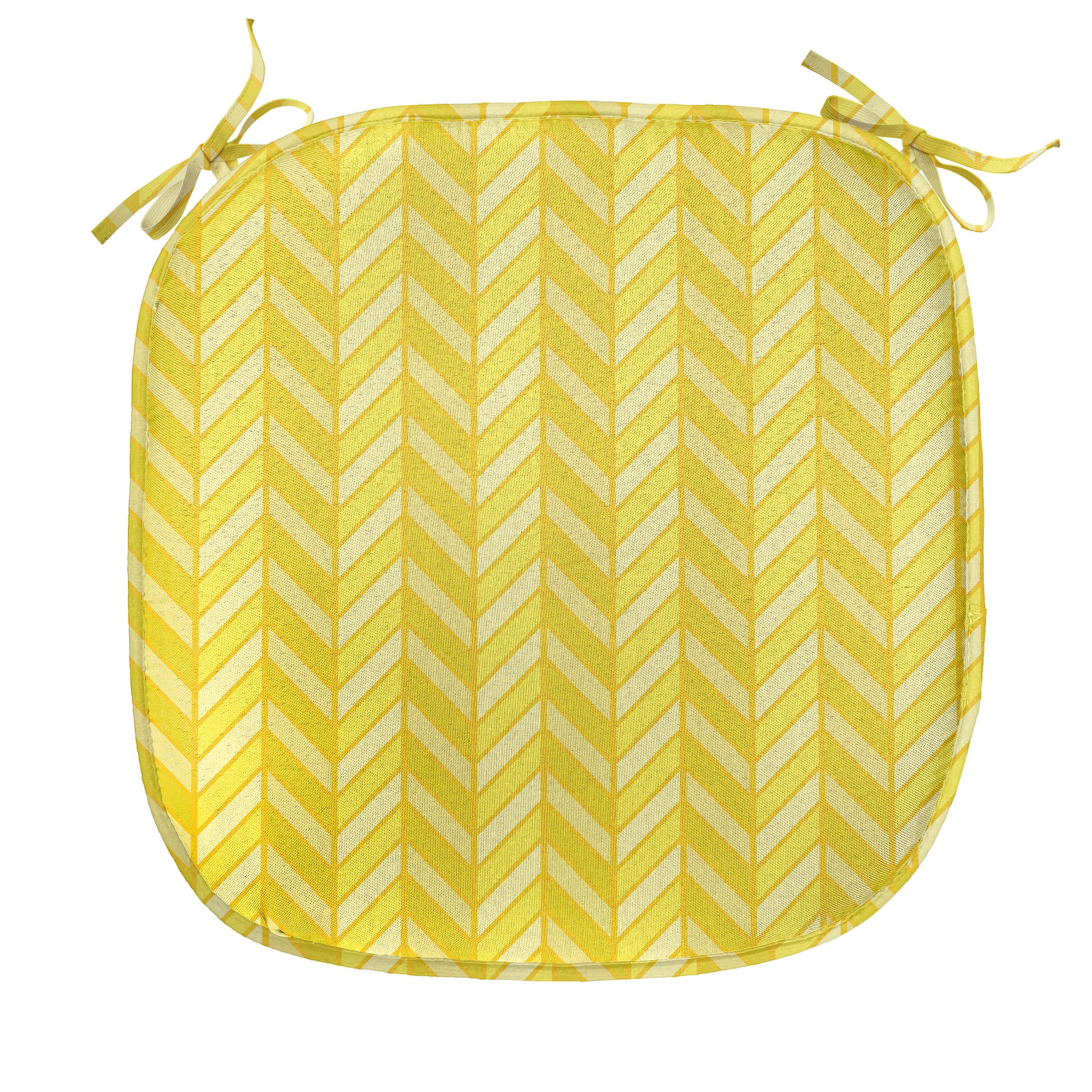 Stuhlkissen Dekoratives wasserfestes Kissen mit Riemen für Küchensitze