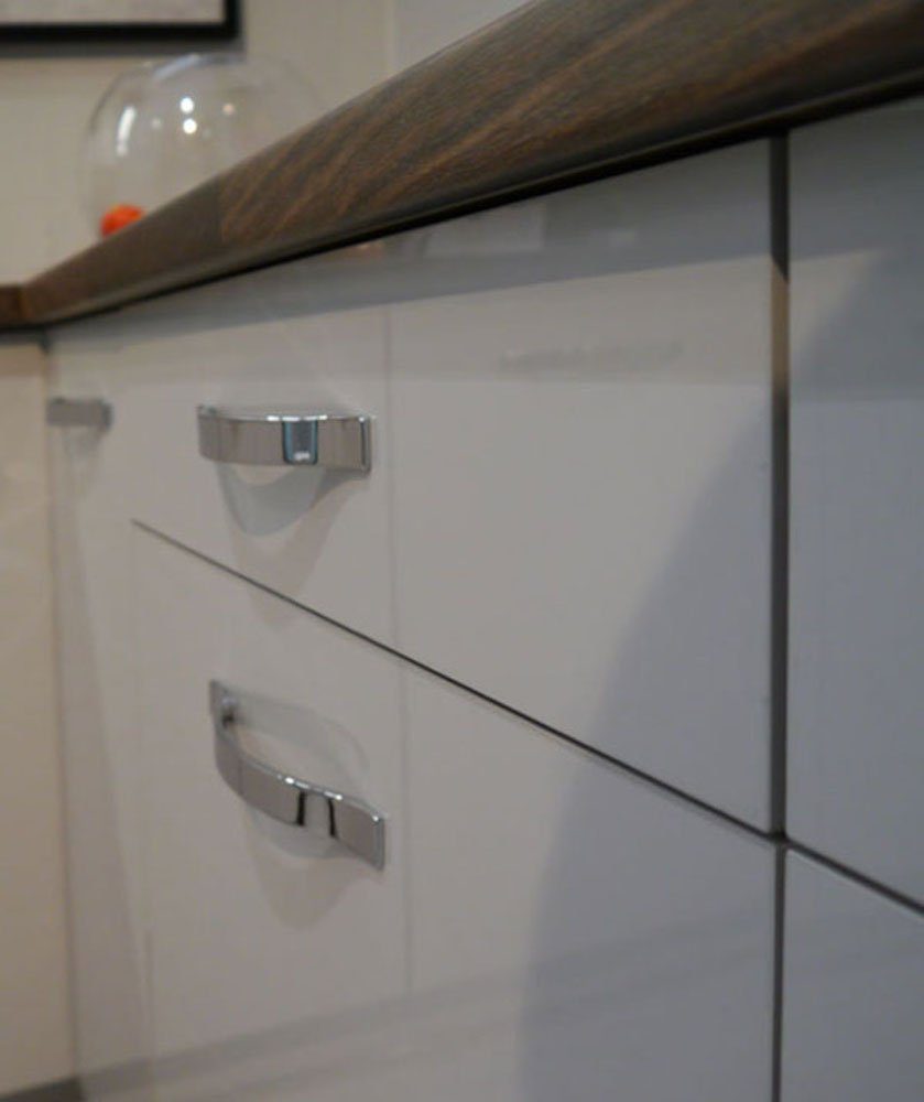 Feldmann-Wohnen Eckschrank Essen Trend (1-St) 30cm weiß mit 3 Ablageböden
