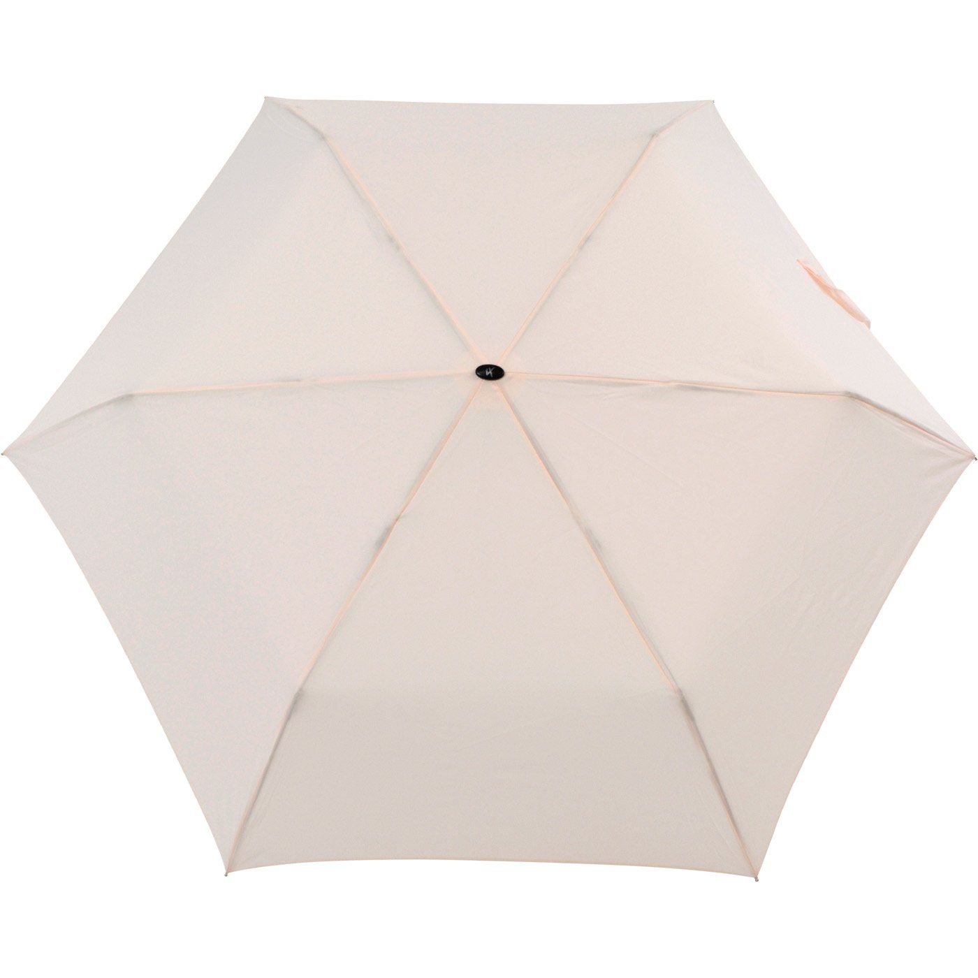 flacher Flat Minischirm extra-flach iX-brella hellrosa Taschenregenschirm Steel 2,5cm hoch, super nur