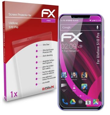 atFoliX Schutzfolie Panzerglasfolie für Ulefone S10 Pro, Ultradünn und superhart