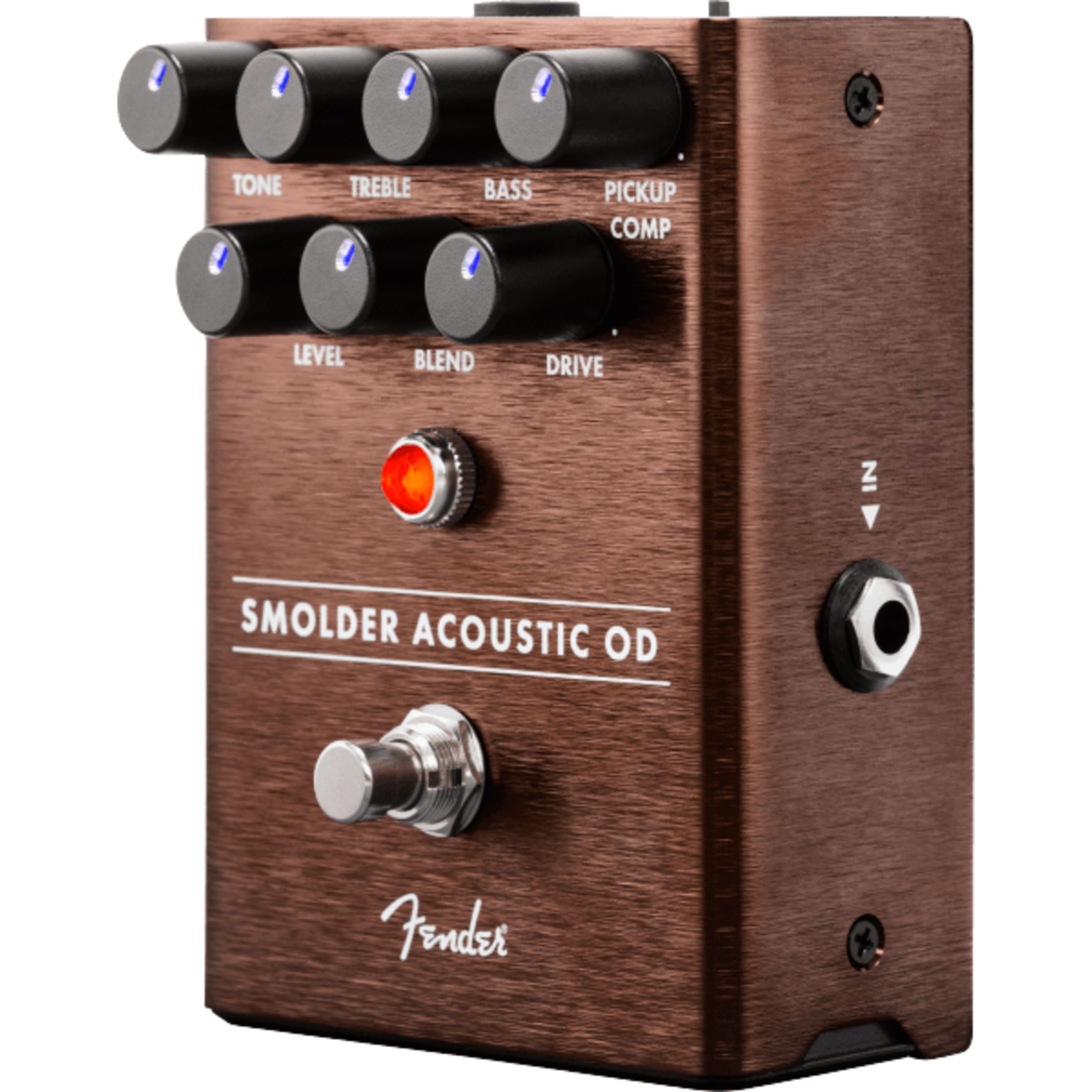 Fender Musikinstrumentenpedal, (Akustikgitarren Verstärker, Effekte für Akustikgitarren Verstärker), Smolder Acoustic Overdrive - Effektgerät für Akustikgitarren