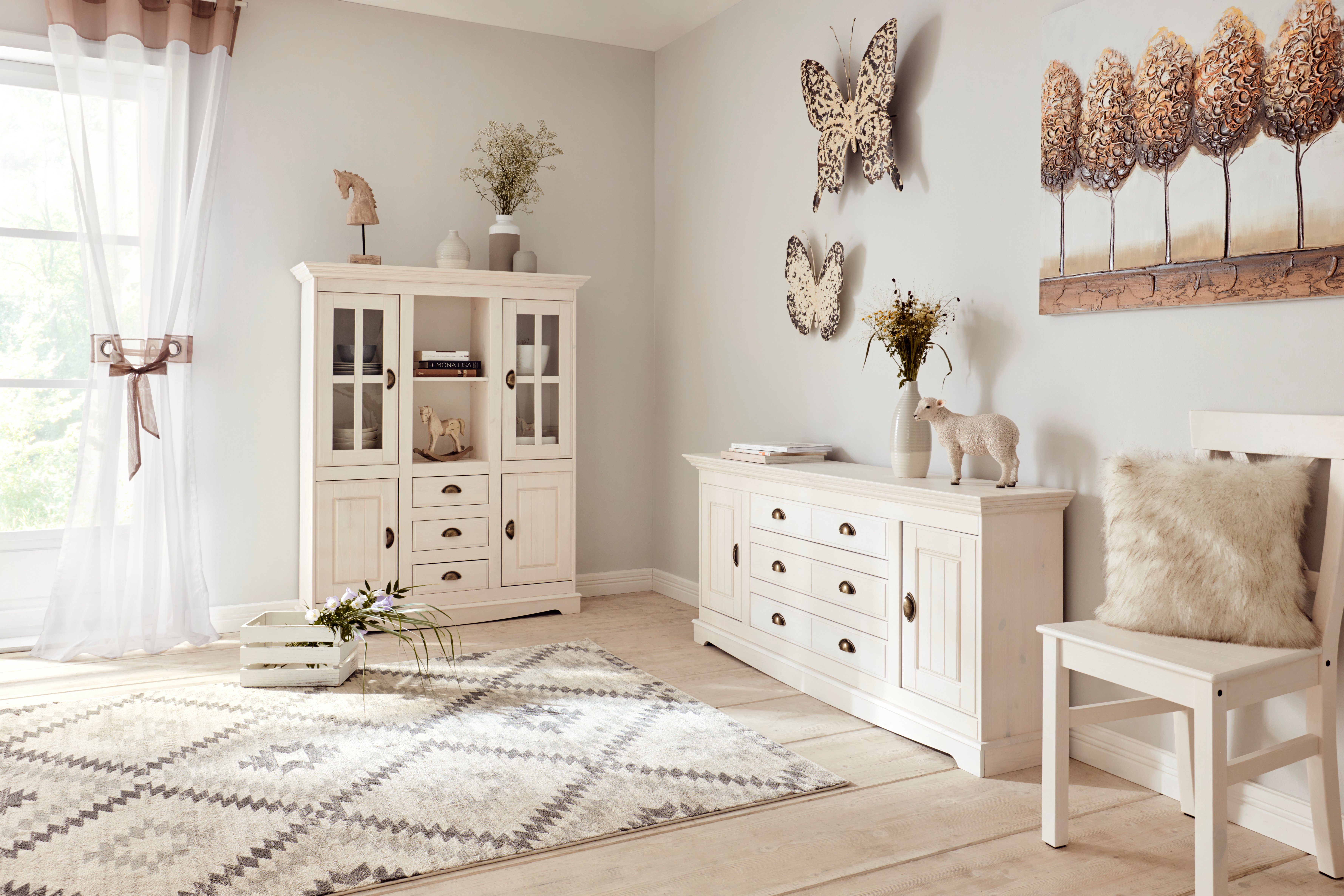 Home affaire Wanddekoobjekt Wanddeko Vintage Butterfly, Wanddekoration, Schmetterling, aus Metall