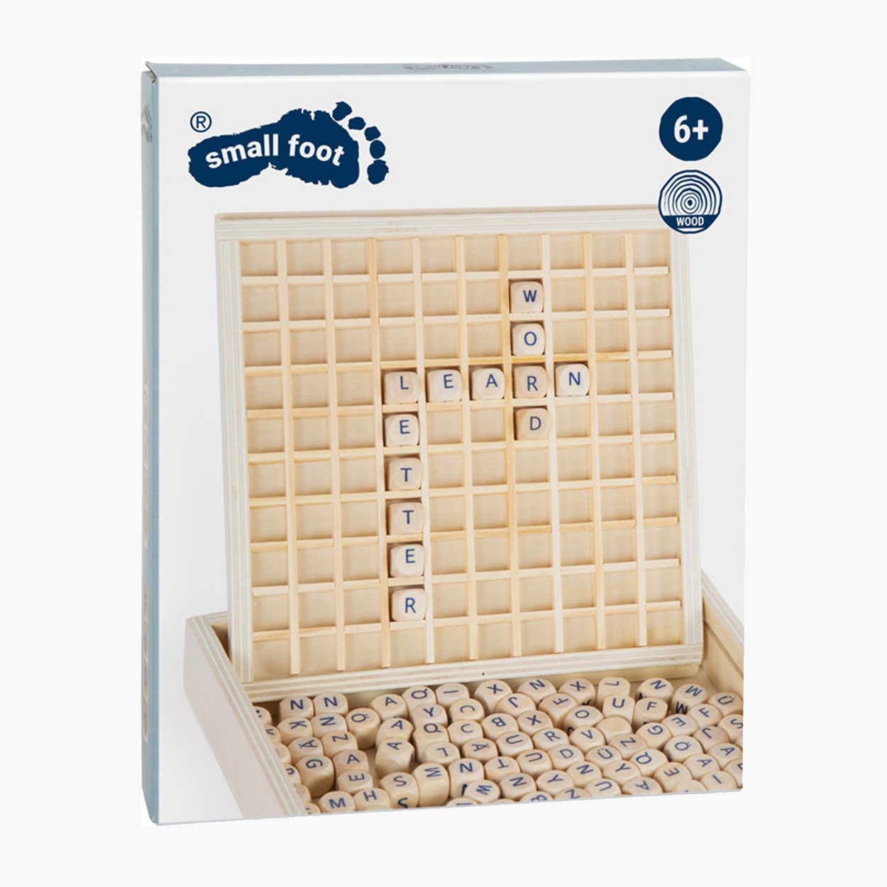 Small Foot Lernspielzeug Wörter legen Educate (packung, 145-St., set), 145 Teile für alphabetische Buchstaben