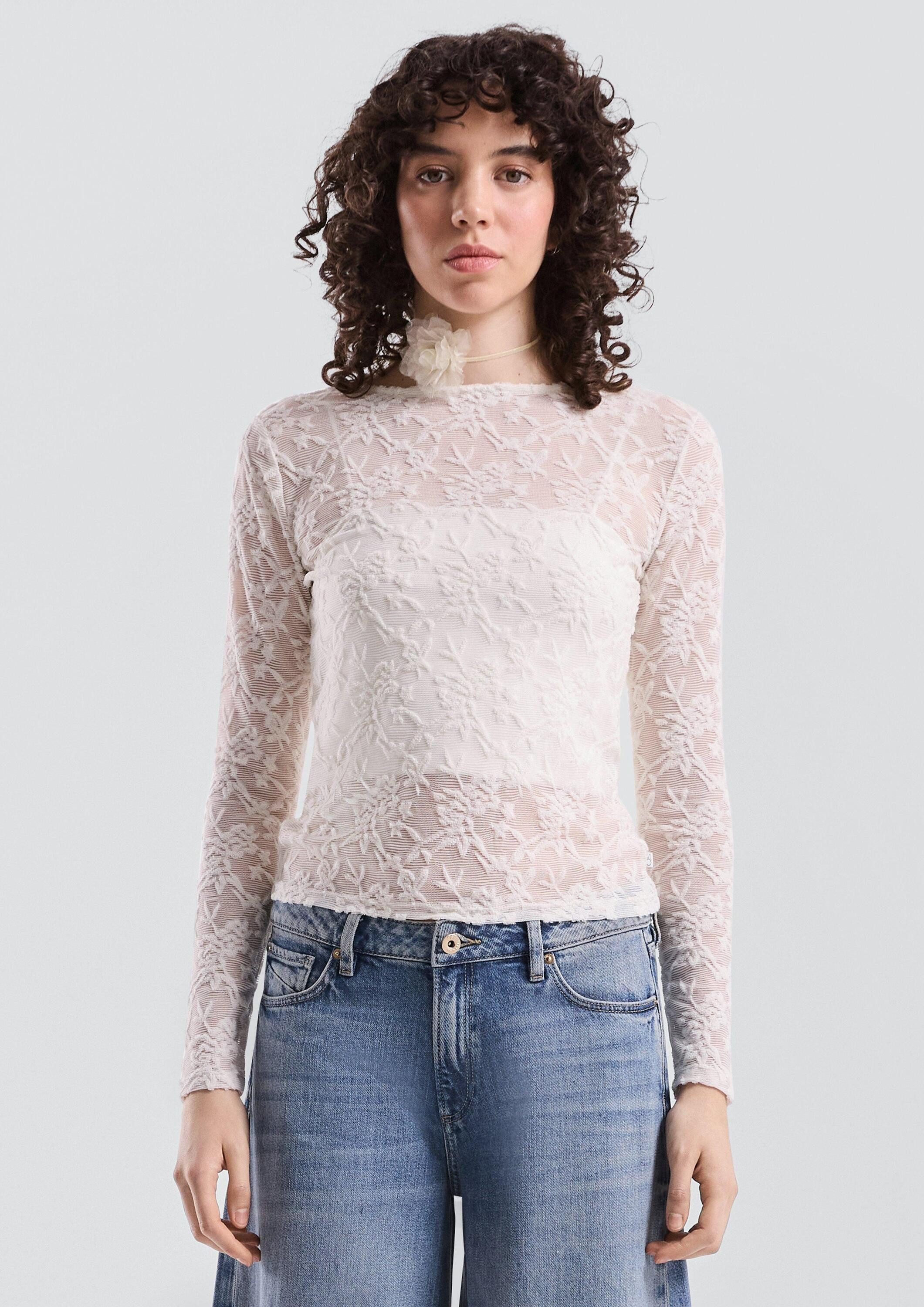 QS Langarmshirt T-Shirt Langarmshirt aus weicher günstig online kaufen