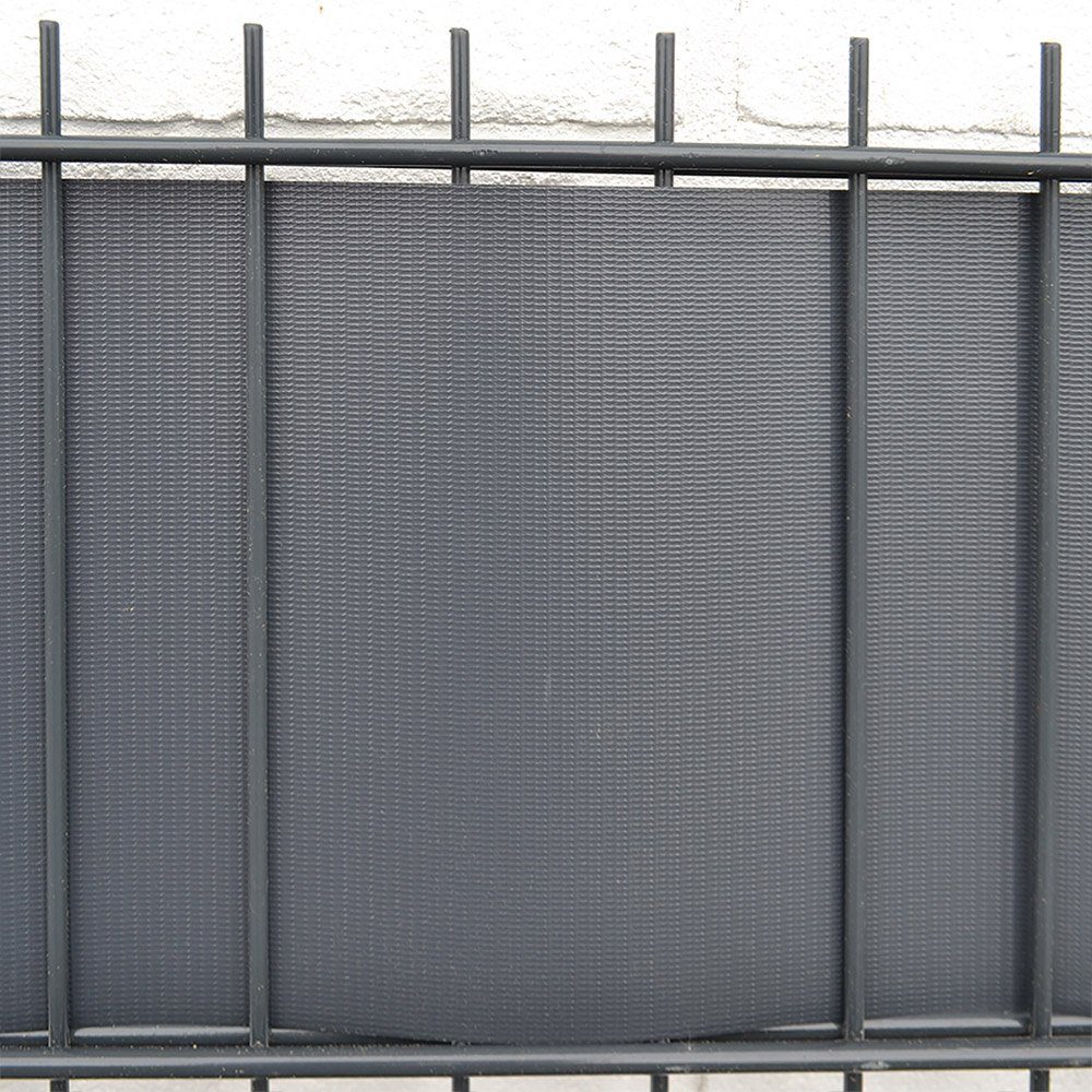 HOME DELUXE Sichtschutzstreifen ZAUNFOLIE PVC SICHTSCHUTZ MATA, witterungsbeständig und individuell kürzbar