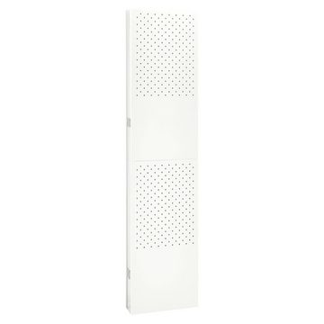 vidaXL Paravent Paravent Trennwand Spanische Wand 6-tlg Raumteiler Weiß 240x180 cm Sta