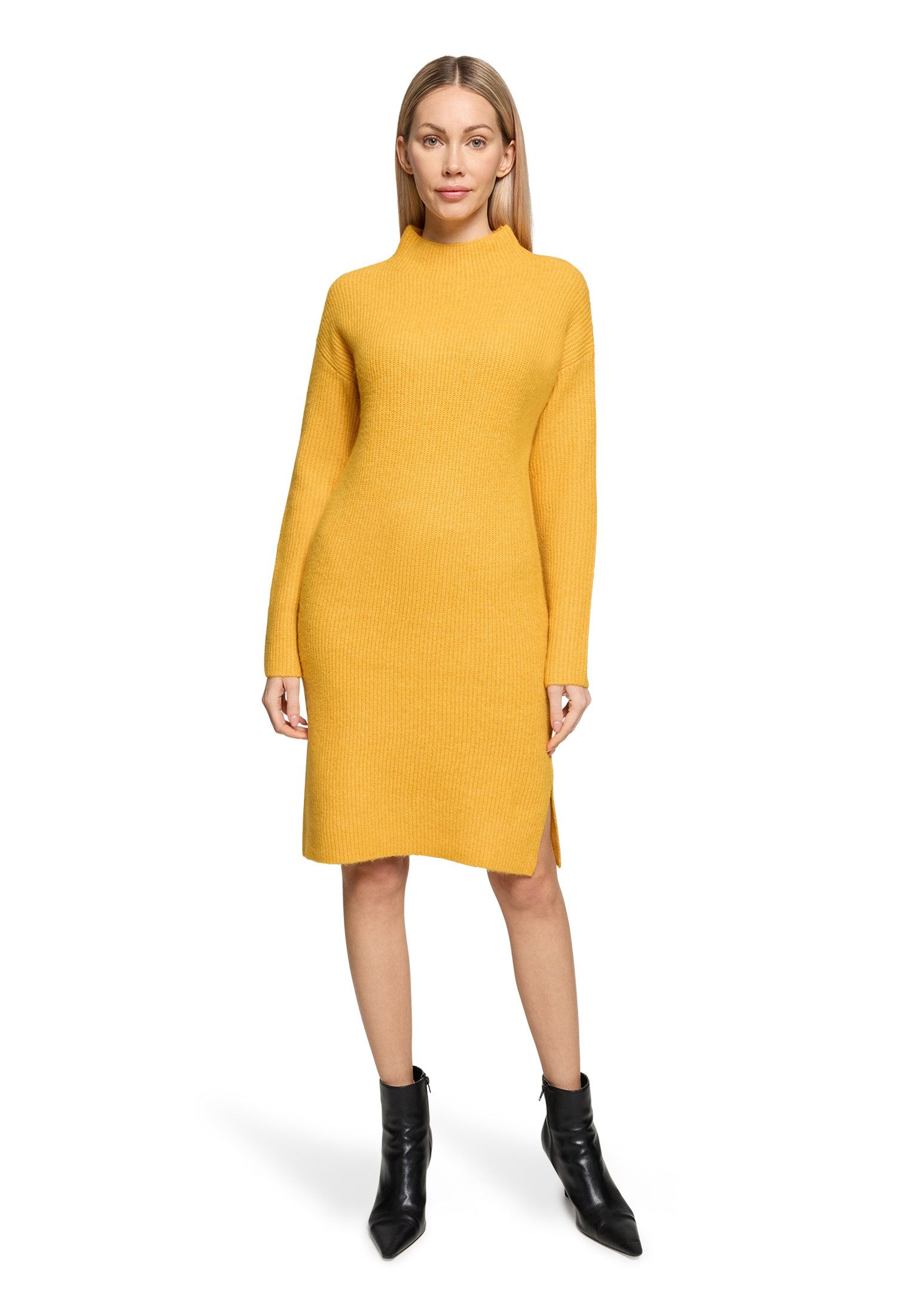 Cartoon Strickkleid Damen Strickkleid mit Stehkragen günstig online kaufen