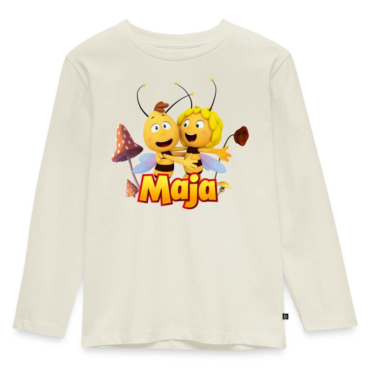 Spreadshirt T-Shirt Biene Maja Freundschaft Mit Willi Kinder Premium Langarmshirt (1-tlg)