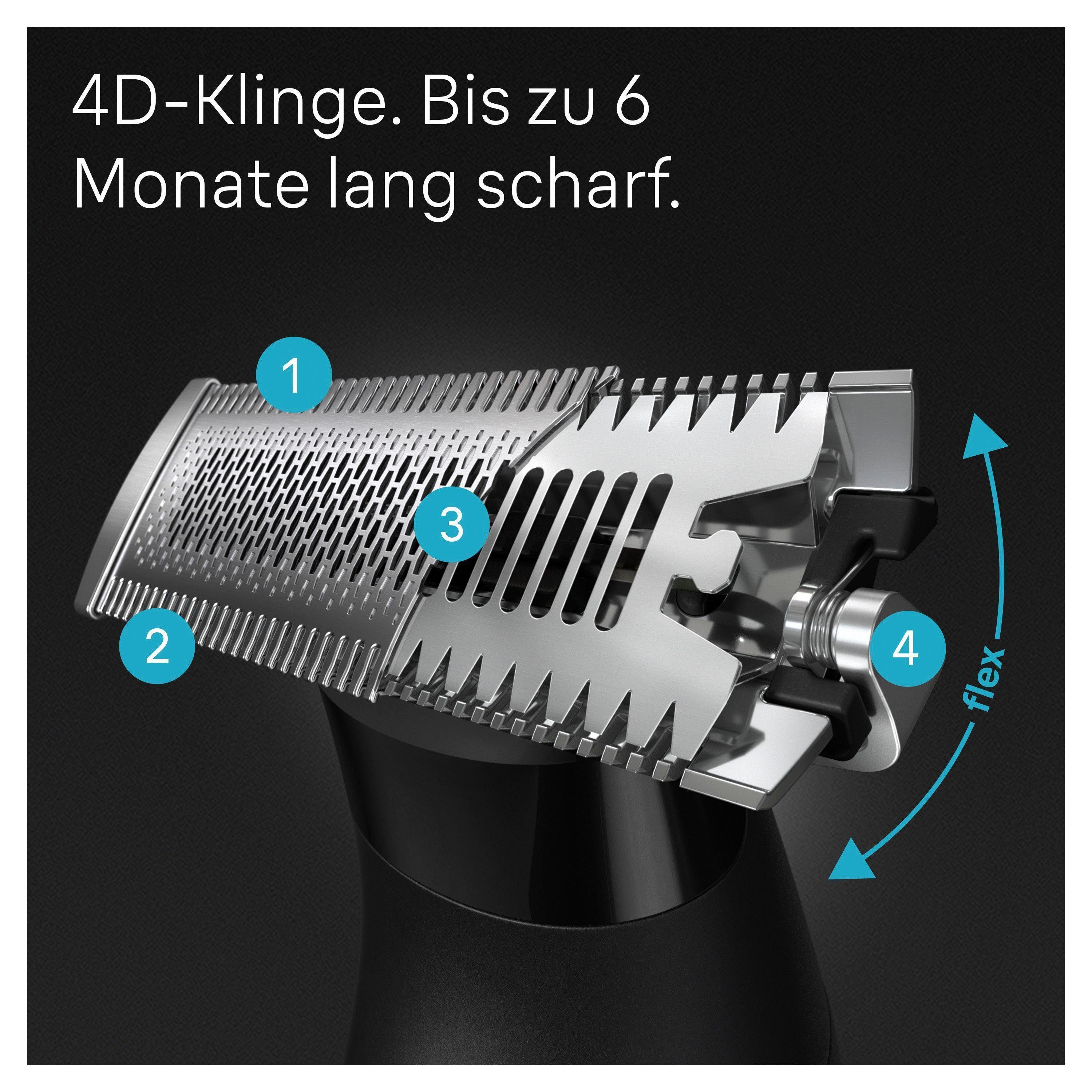 4D-Flex-Klinge Braun wasserdicht, Series X XT5200, Haarschneider