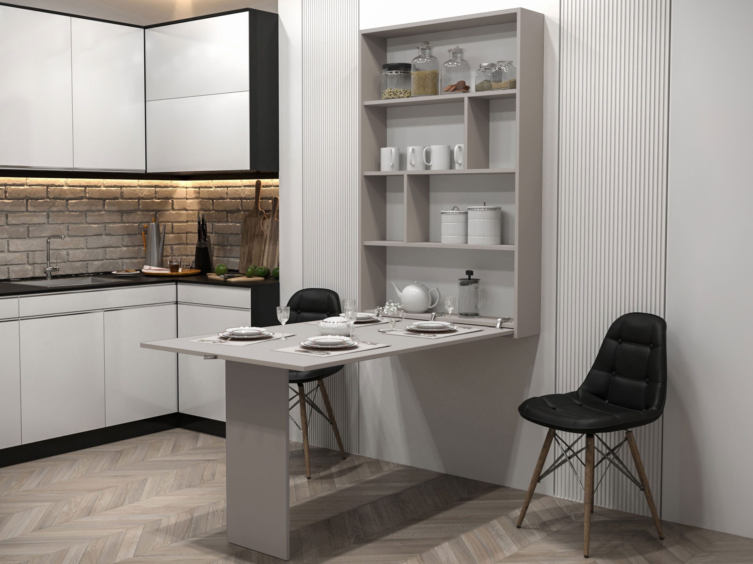 MIRJAN24 Klapptisch Abi, mit Regalen, Tisch günstig online kaufen