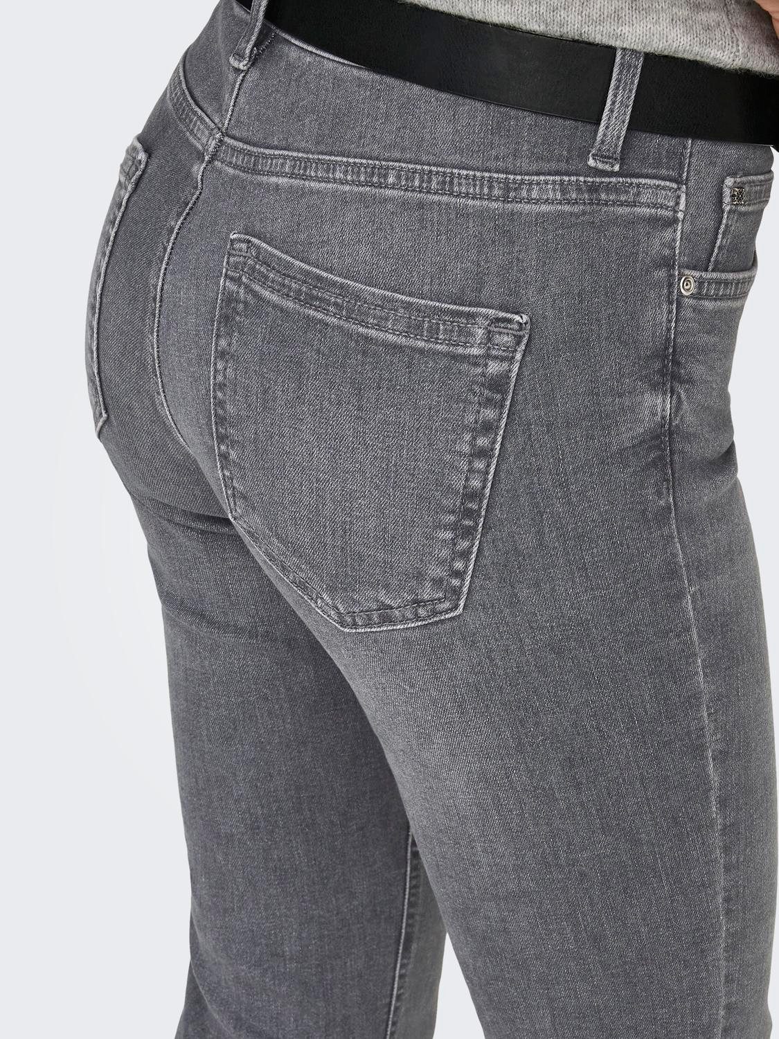 ONLY Bootcut-Jeans ONLBLUSH MID WAIST FLARED DNM REA1099 mit dezentem Used-Look