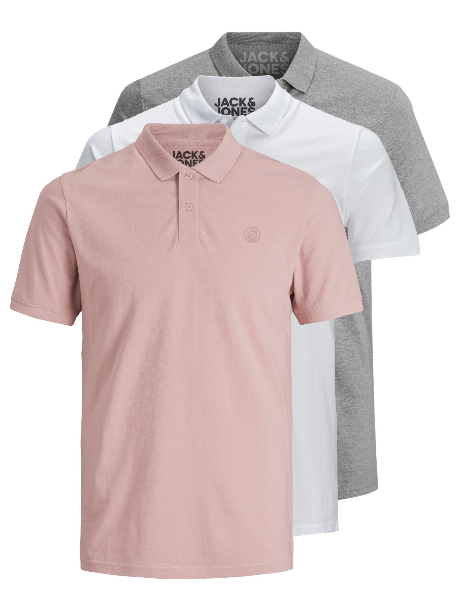 Jack & Jones Poloshirt Basic (3-tlg., günstig online kaufen