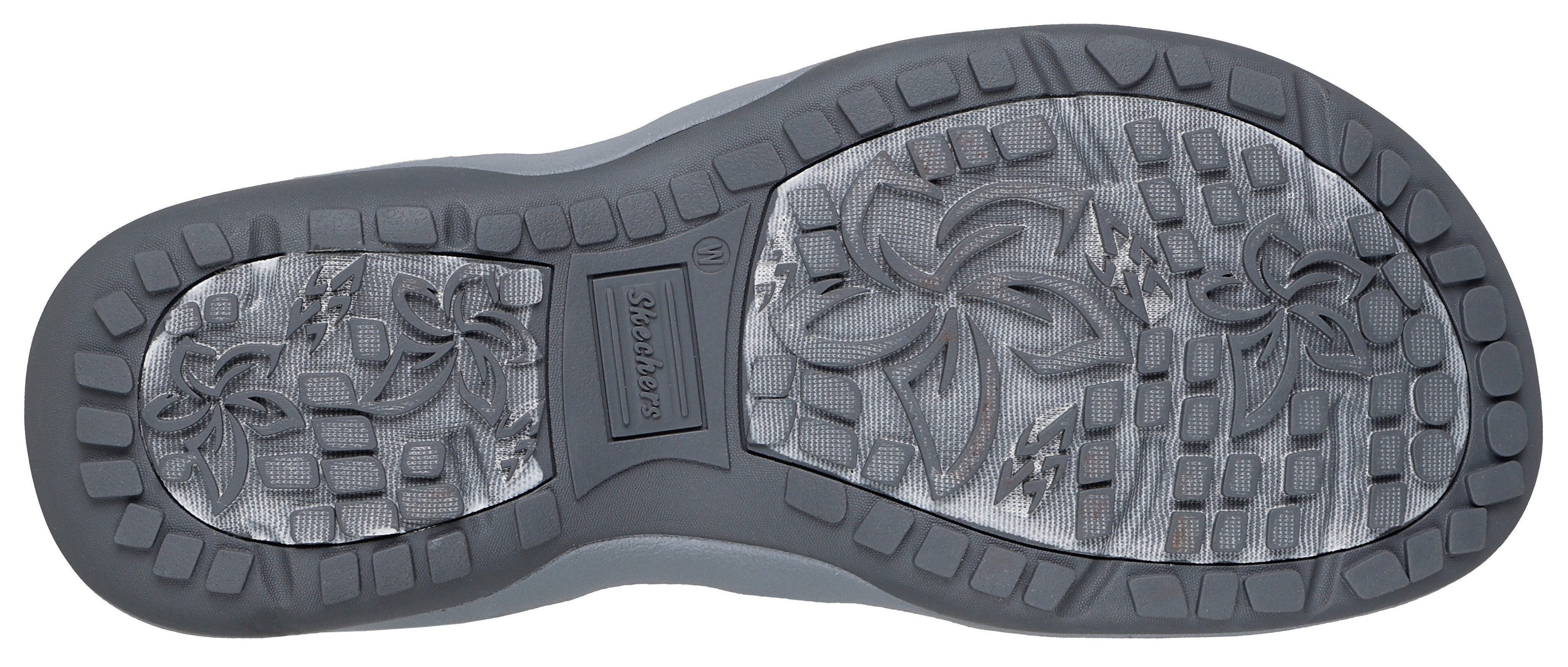 Skechers REGGAE SLIM-STRETCH FLEX Sandale, Flats, günstig online kaufen