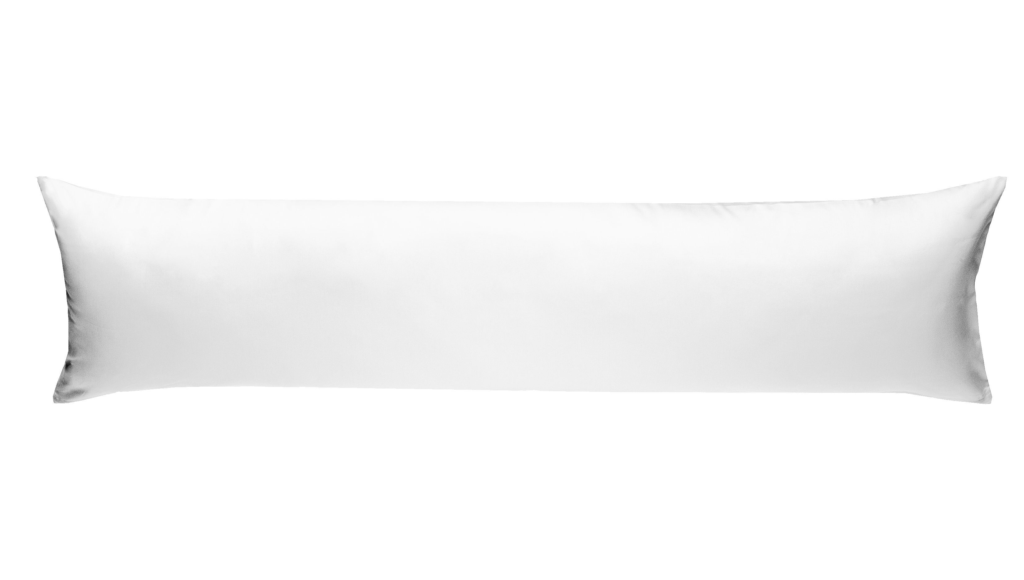 BETTWAESCHE-MIT-STIL Seitenschläferkissenbezug Mako Satin Seitenschläferkissen Bezug 40x145 cm & 40x200 cm einfarbig, (1 Stück)