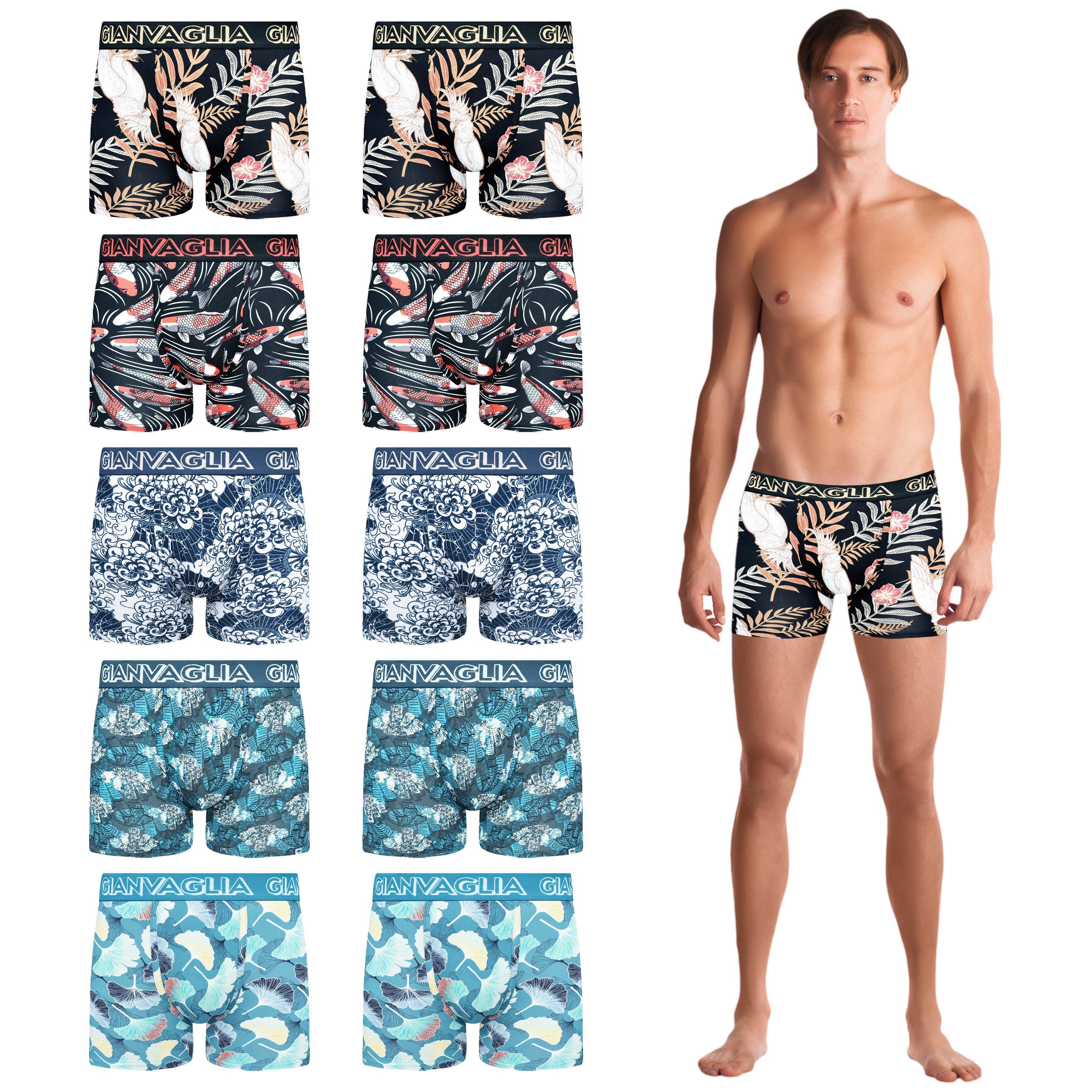 TEXEMP Boxershorts 5er-10er Pack Herren Boxershorts günstig online kaufen