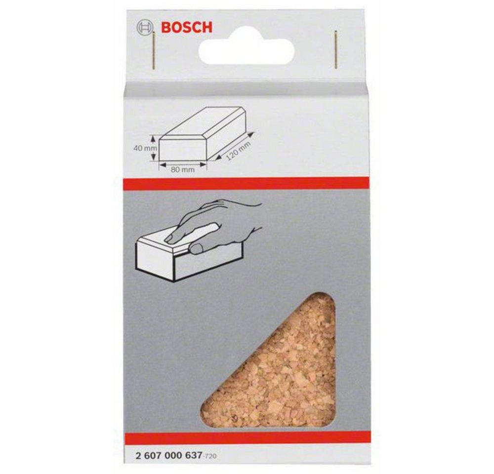 Thumbnail - Bosch Accessories Schleifaufsatz Bosch Accessories 2607000637 Handschleifklotz, Länge x Breite: 80 x 12