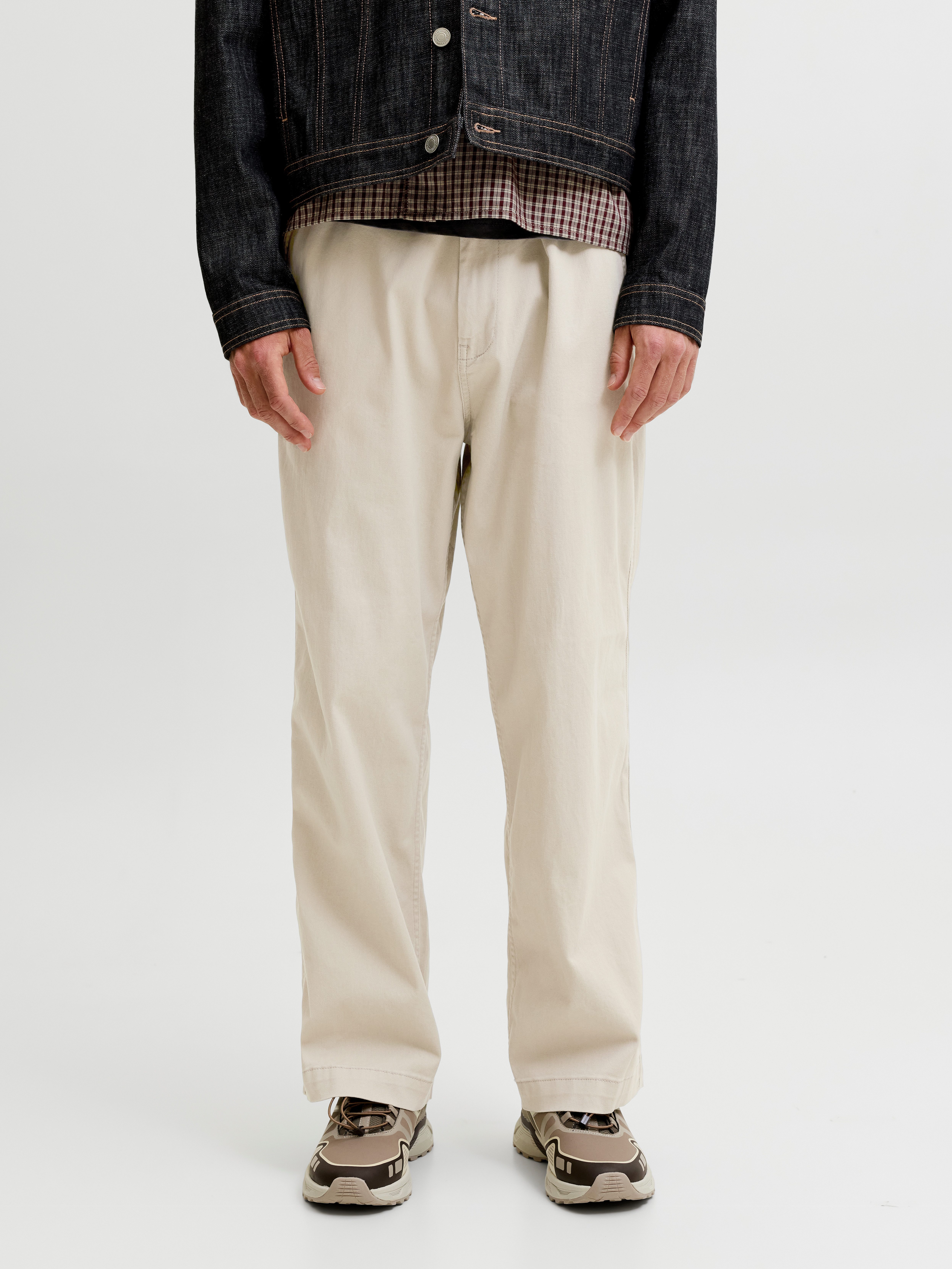 Jack & Jones Chinos JPSTBILL DREW CHINO NOOS Baumwolle, weit geschnitten
