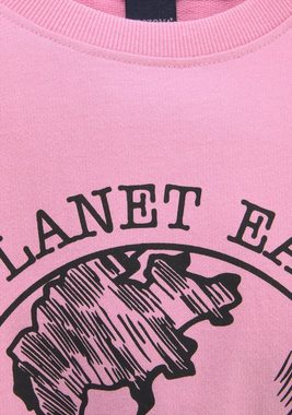 Arizona Sweatshirt »PLANET EARTH FIRST« in extra weiter Form