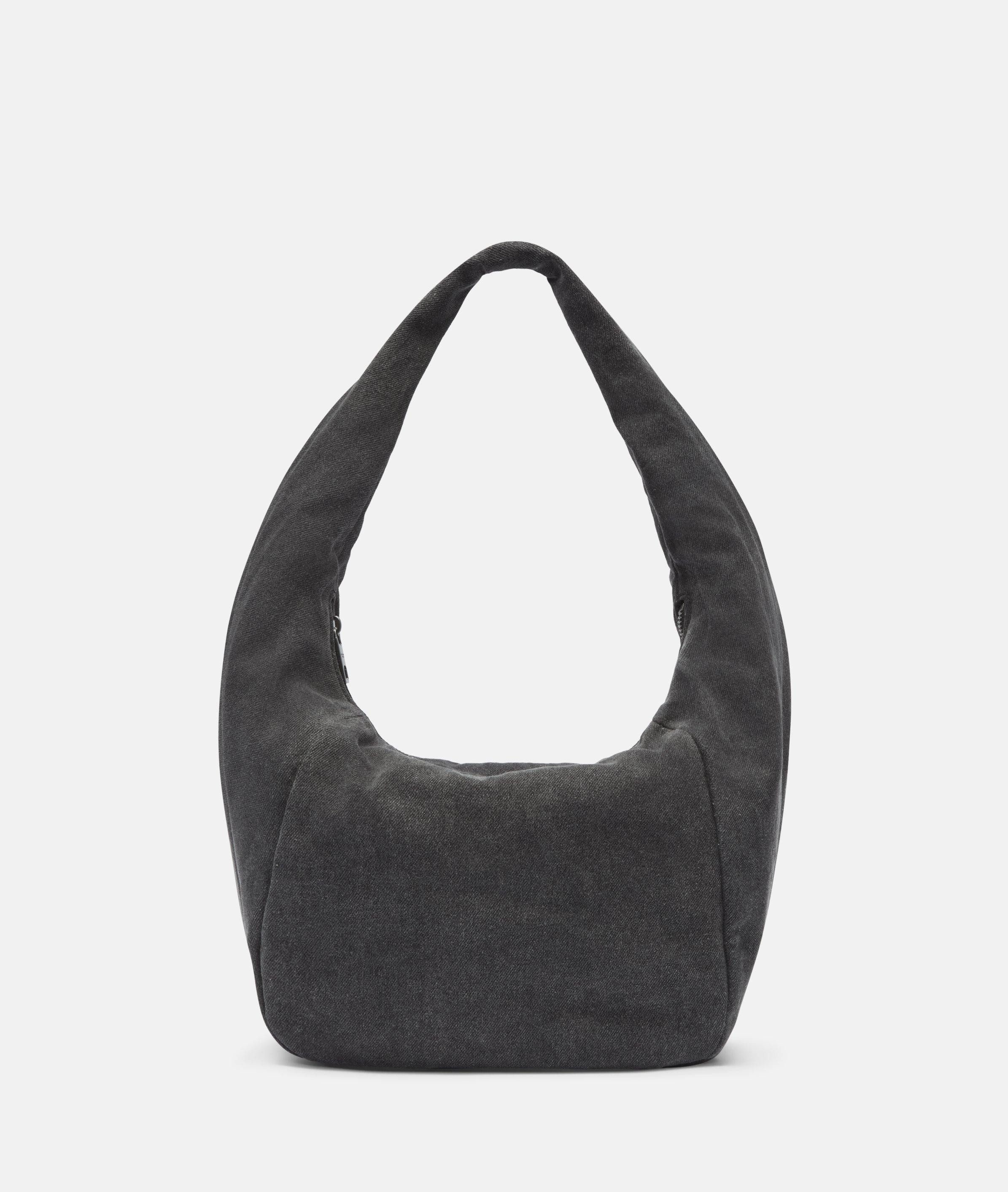 Liebeskind Berlin Schultertasche Hobo, Mittelgroße Hobo-Bag aus Denim günstig online kaufen