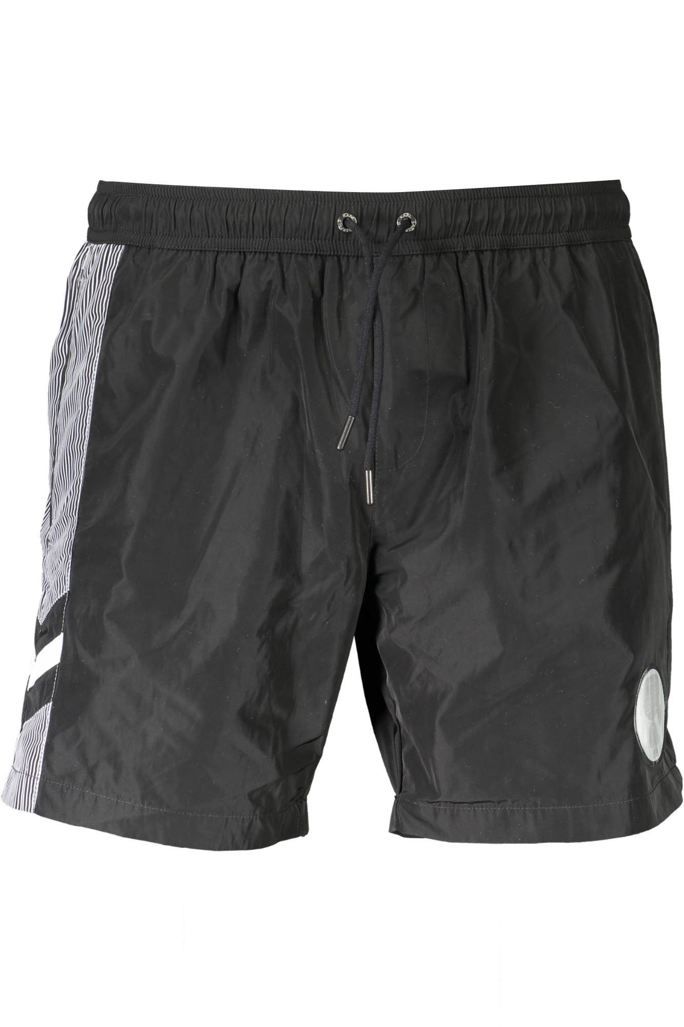 KARL LAGERFELD Badeshorts Stilvolle Herren-Badeboxershorts mit Kontrastdetails und Kordelzug
