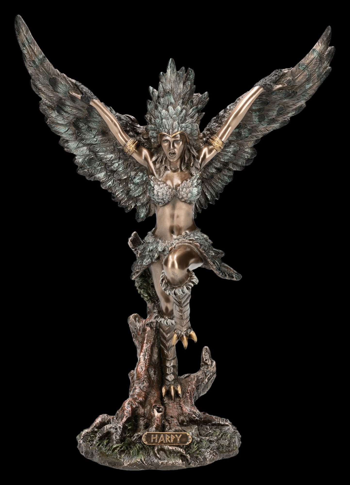 Figuren Shop GmbH Dekofigur Harpyie Figur – Mythologische Statue Veronese Studio Collection 25 cm