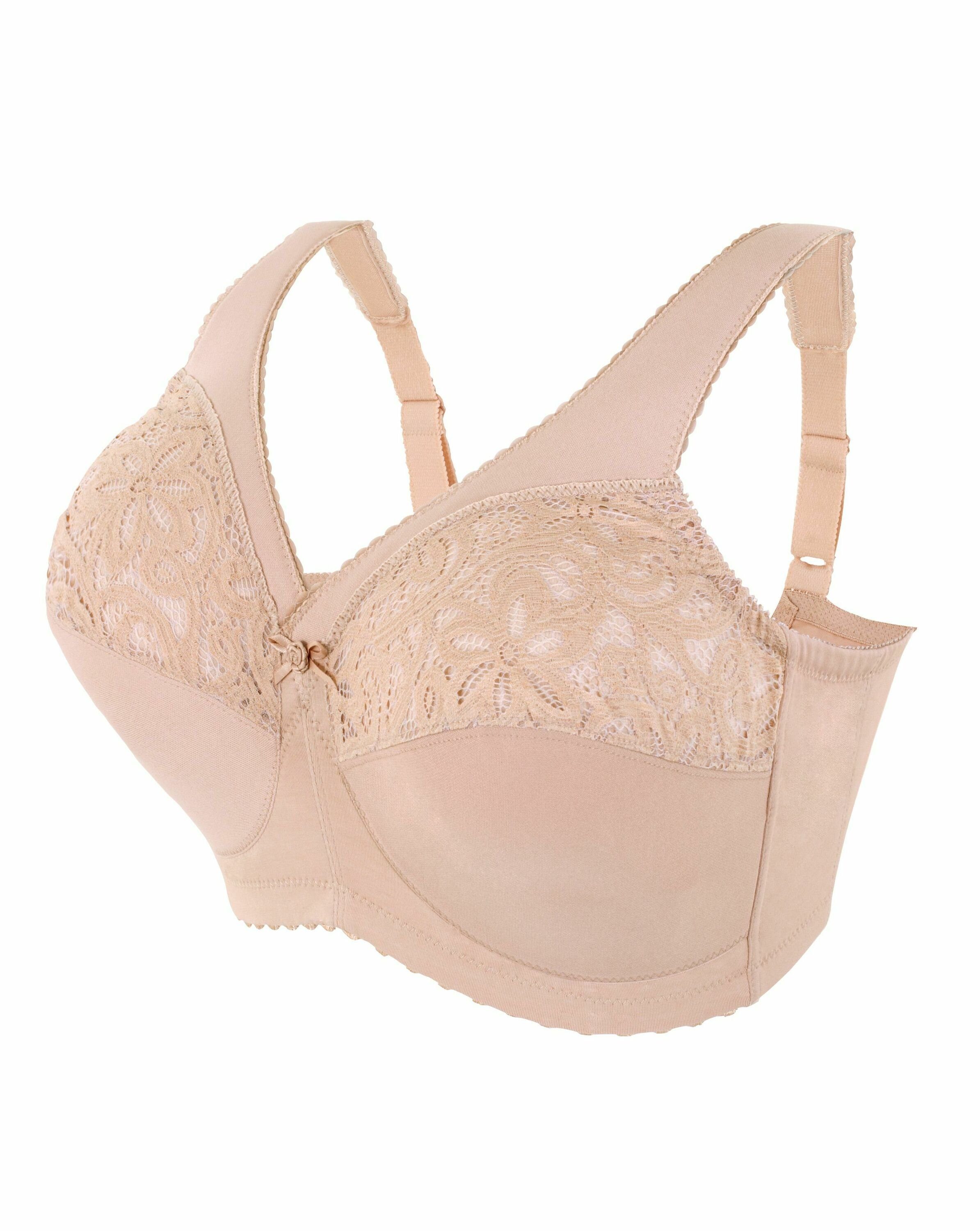 GLAMORISE Bügelloser BH mit MagicLift Stütz Technologie aus Baumwolle
