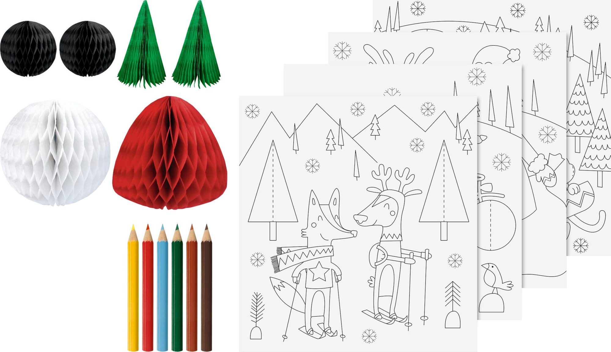 Heyda Spiel 3D Malset Freunde - Ausmalen & Verzieren für Kinder ab 4