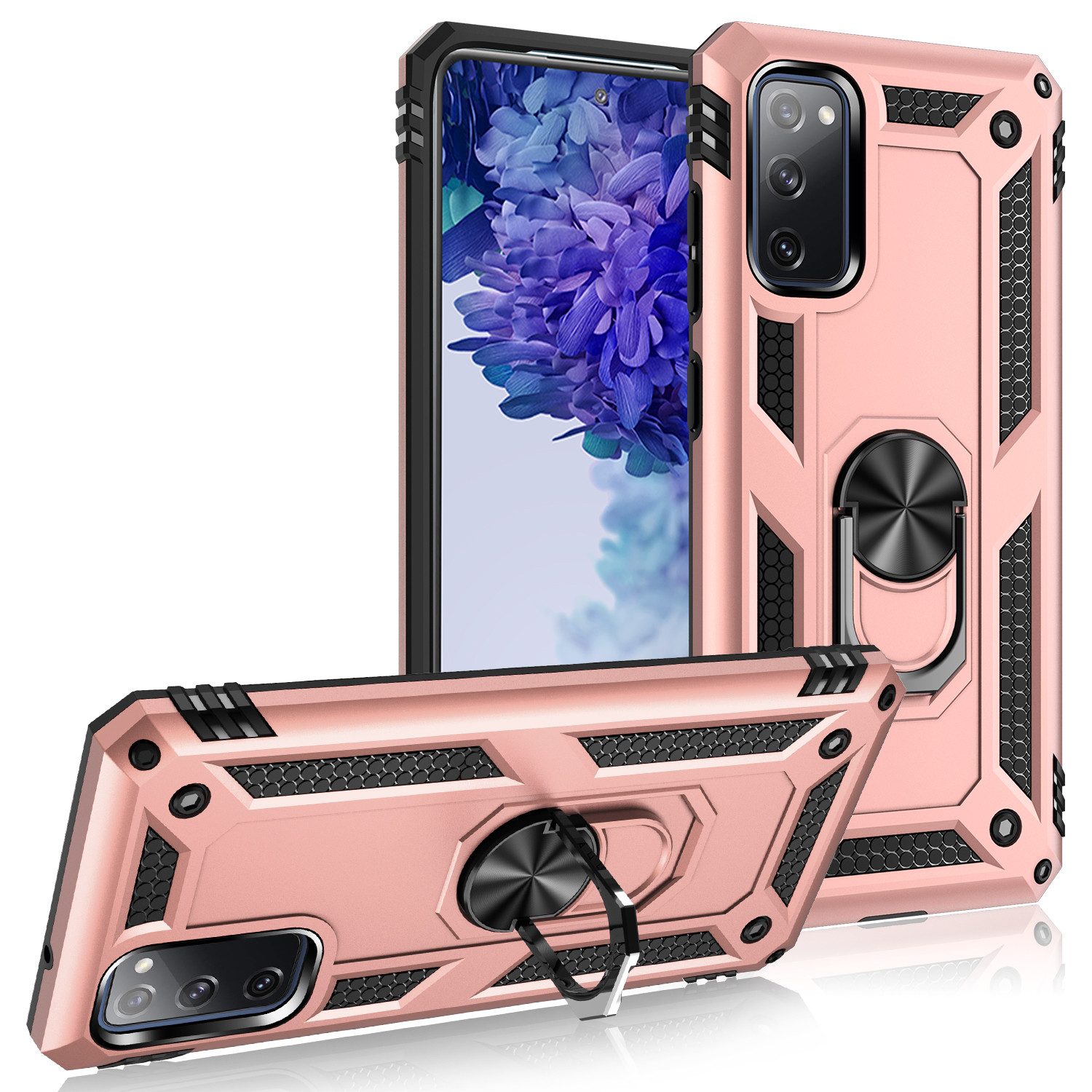 Mycotech Handyhülle Outdoor Armor Case Samsung Hülle Für Samsung Galaxy S20 FE-Rosegold