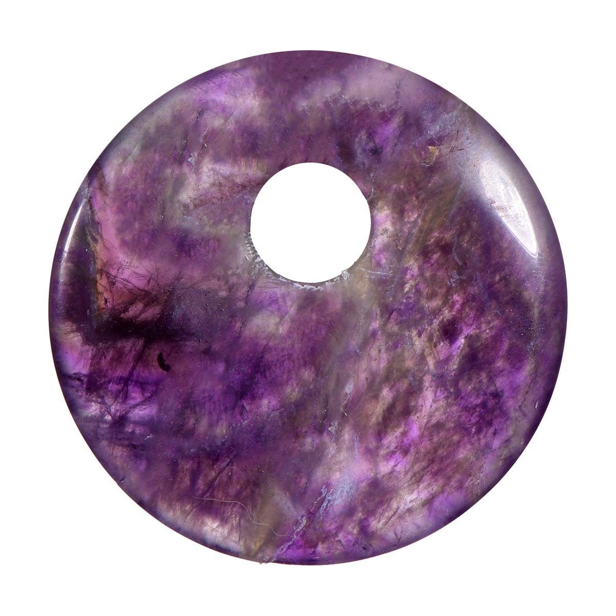Morella Kette mit Anhänger Halskette 80 cm Donut Steinscheibe Anhänger (1-t günstig online kaufen