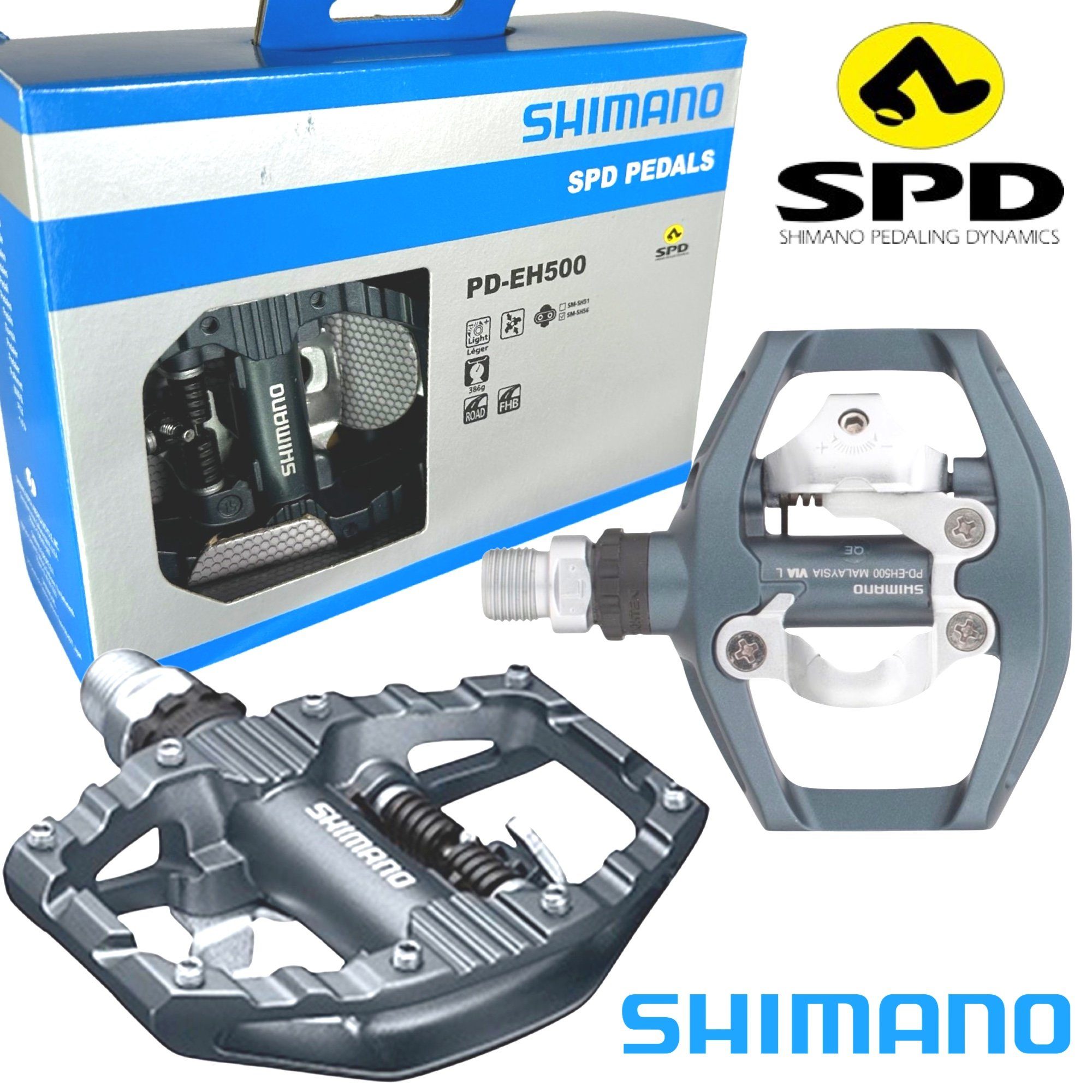 Shimano Fahrradkurbel Shimano Fahrrad Plattform / Cleat MTB / Gravel