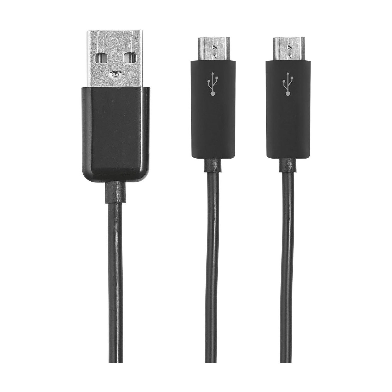Trust 20432 GXT 221 Xbox One Duo Netzkabel, USB, Micro-USB (350 cm), Duo Lade/Spielkabel schwarz