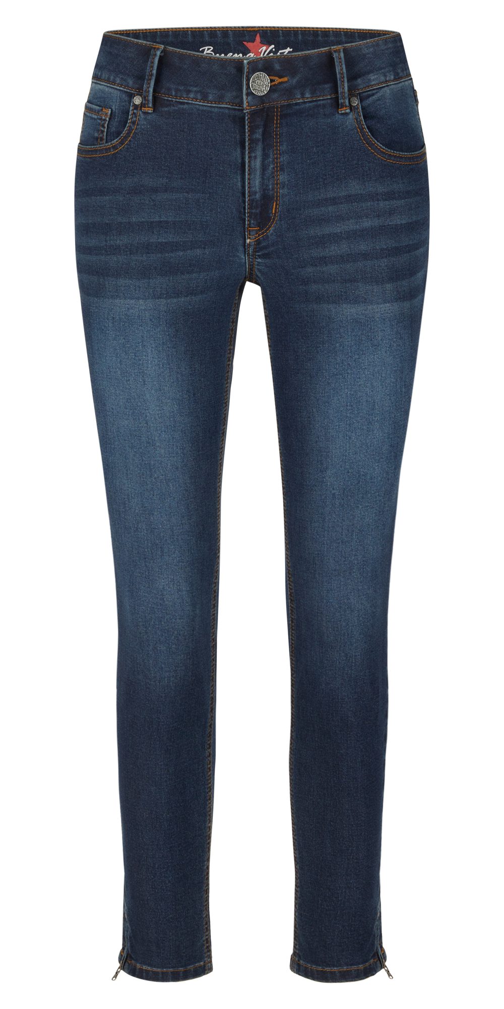 Buena Vista Stretch-Jeans BUENA VISTA ITALY V 7/8 dark stone 2503 B5311 370 günstig online kaufen