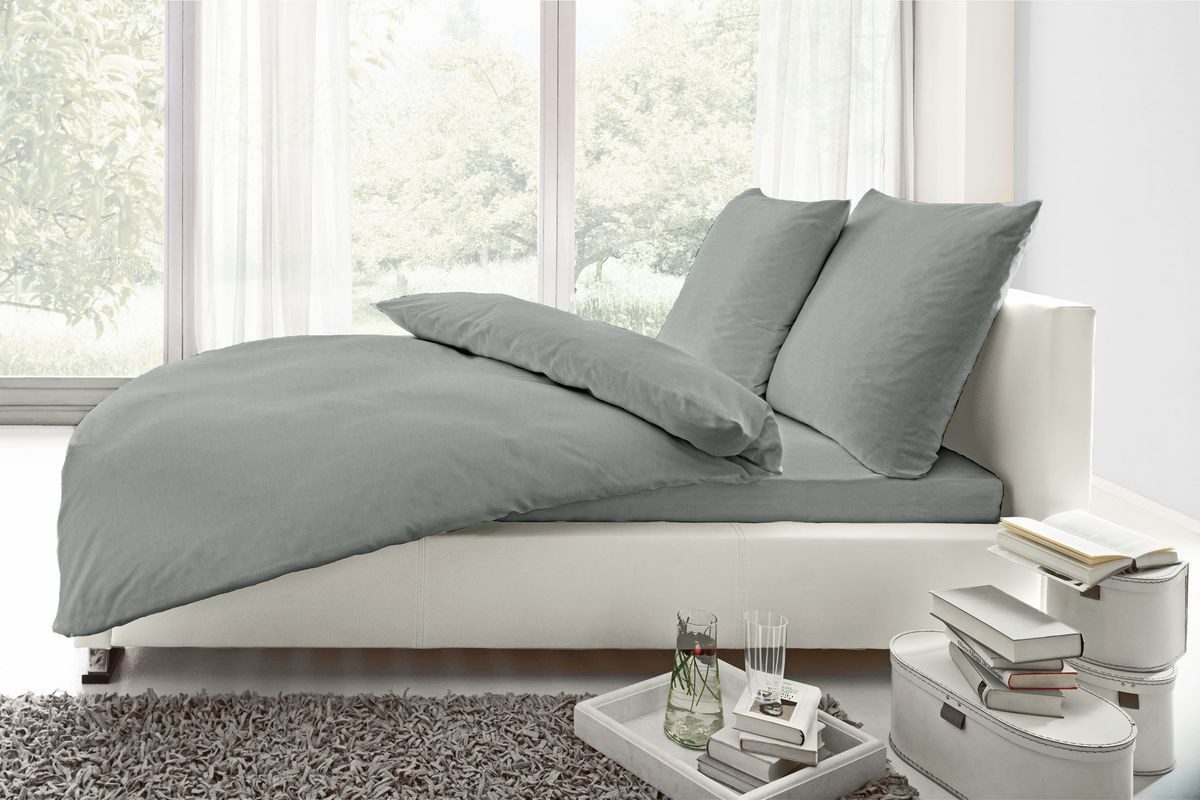 JACK Bettwäsche 135x200cm Einfarbig Uni große Farbauswahl Wülfing, Mako-Sat günstig online kaufen