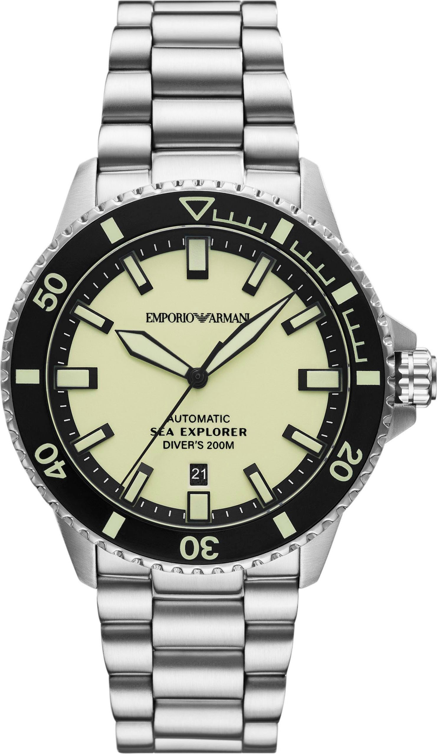 Emporio Armani Automatikuhr AR60083, Armbanduhr, Herrenuhr, günstig online kaufen