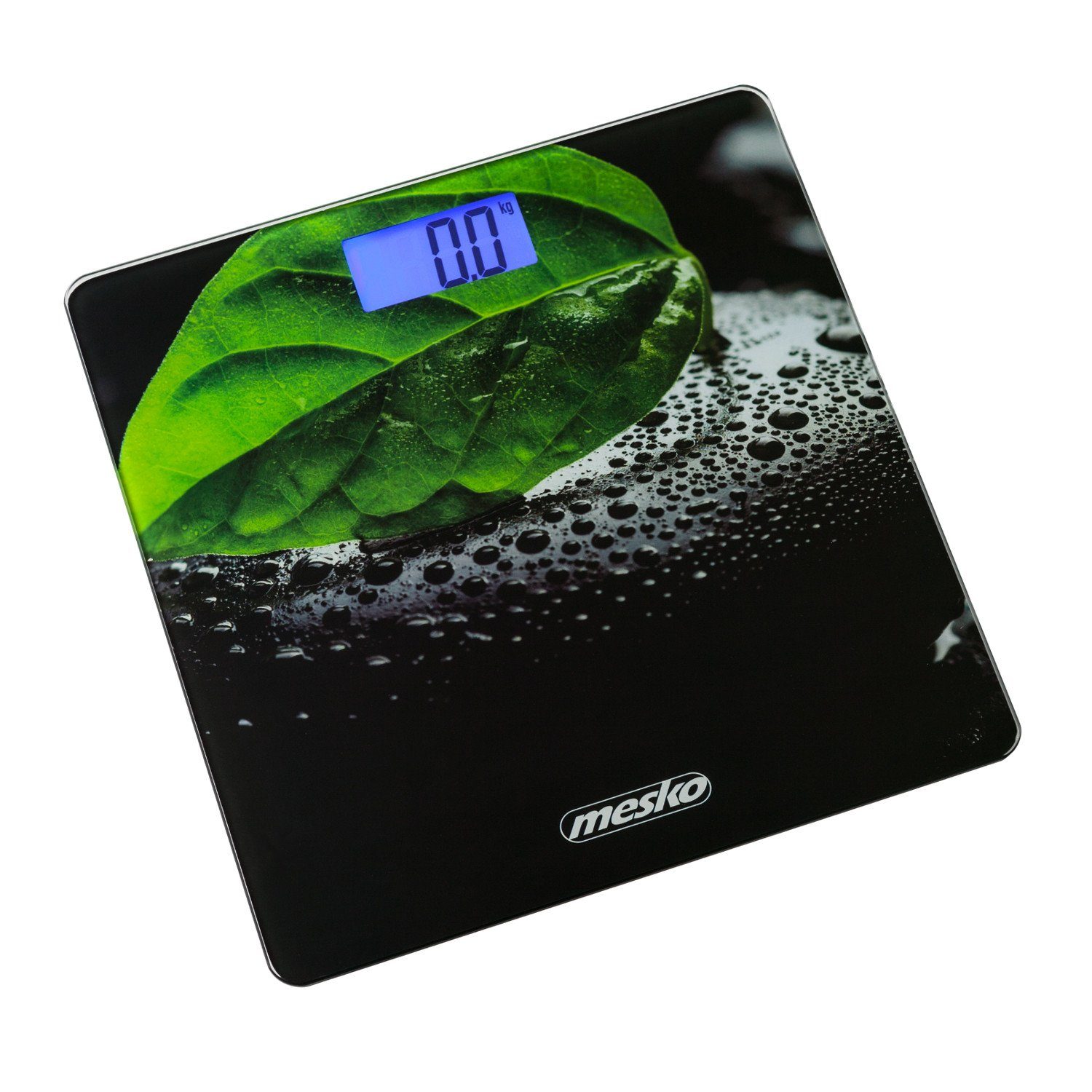 Mesko Personenwaage MS 8149, Personenwaage aus gehärtetem Glas 150kg