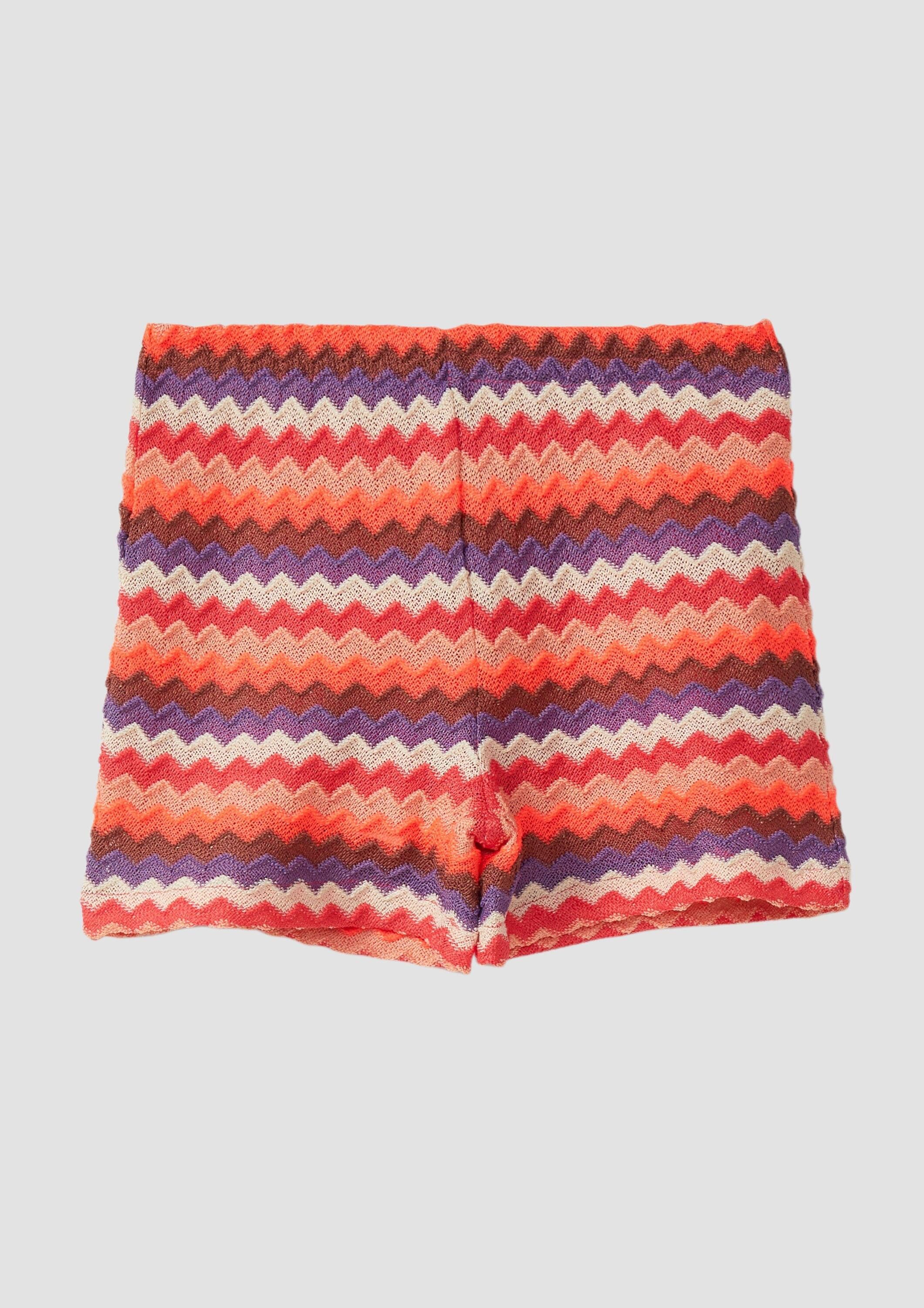 s.Oliver Shorts Leggings Wide Leg-Shorts mit Struktur und Jerseyfutter