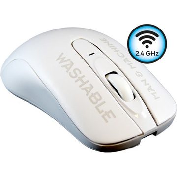 Man & Machine C Mouse Washable - Wireless Maus - weiß Maus
