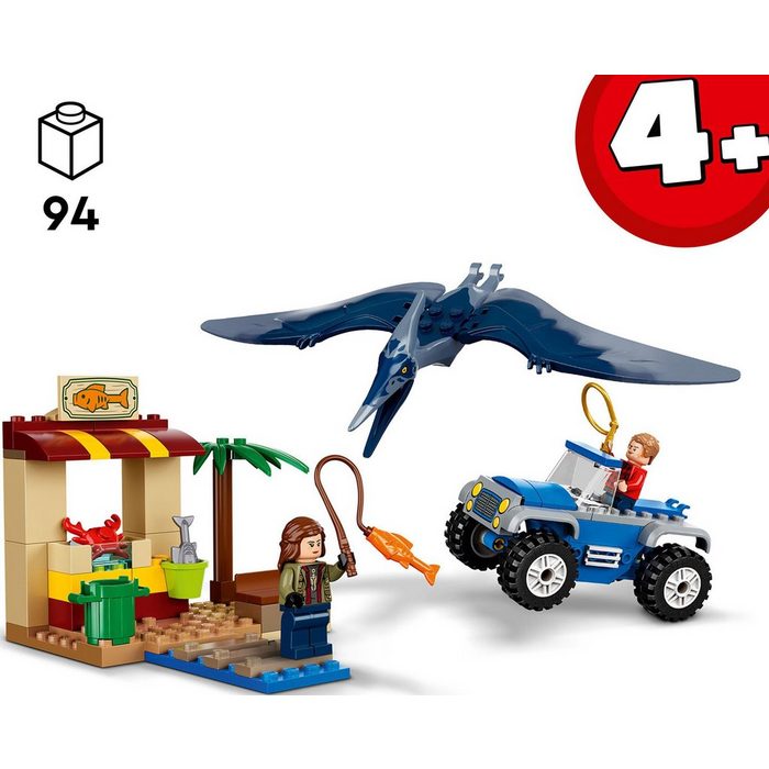 LEGO® Konstruktionsspielsteine Pteranodon-Jagd (76943) LEGO® Jurassic World (94 St) Made in Europe