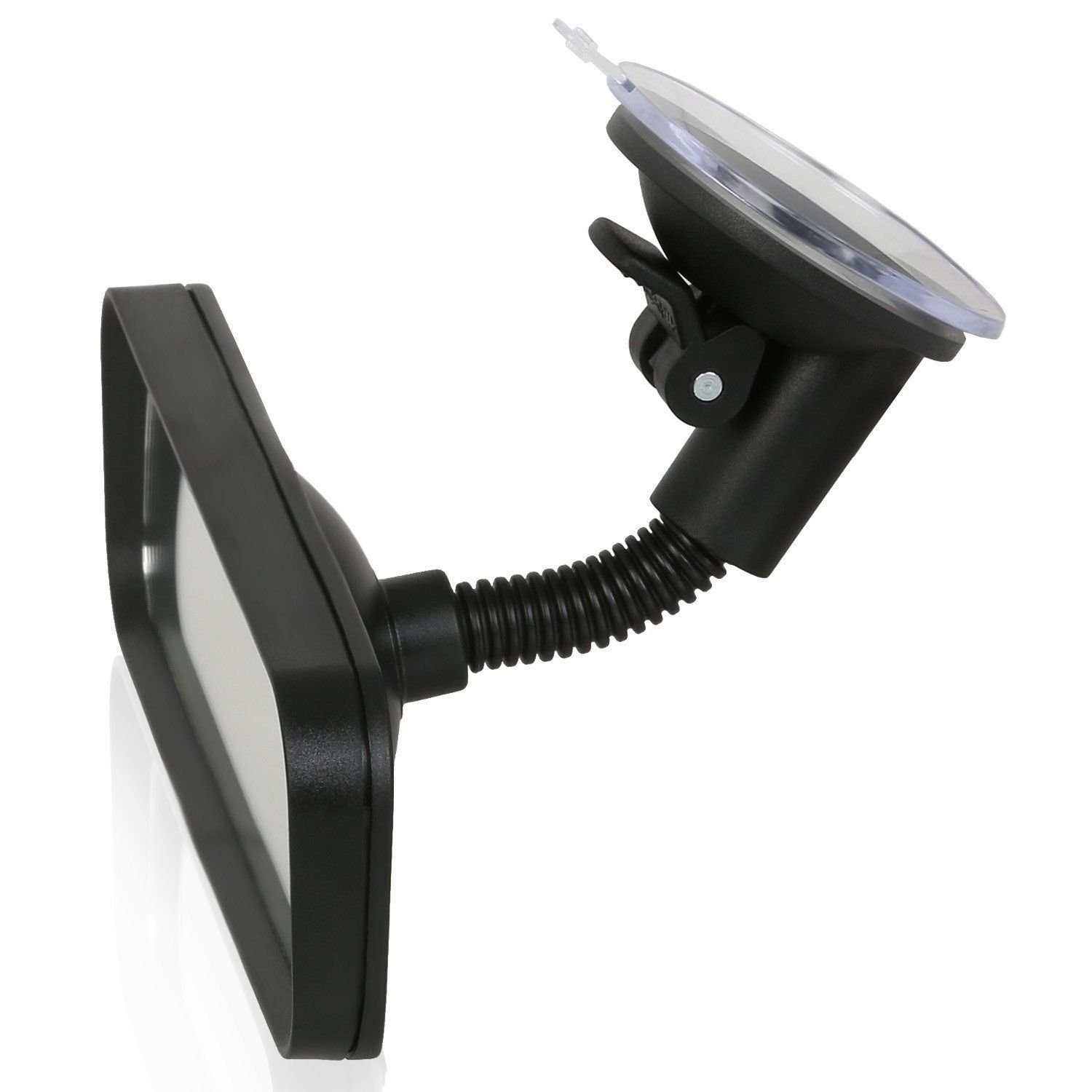 Wicked Chili Halterungszubehör KFZ Saugnapf Rückspiegel (Spiegelfläche: 155 x 48 mm), (1er Set, 1-tlg., Einfache Montage ohne Werkzeug, Made in Germany)