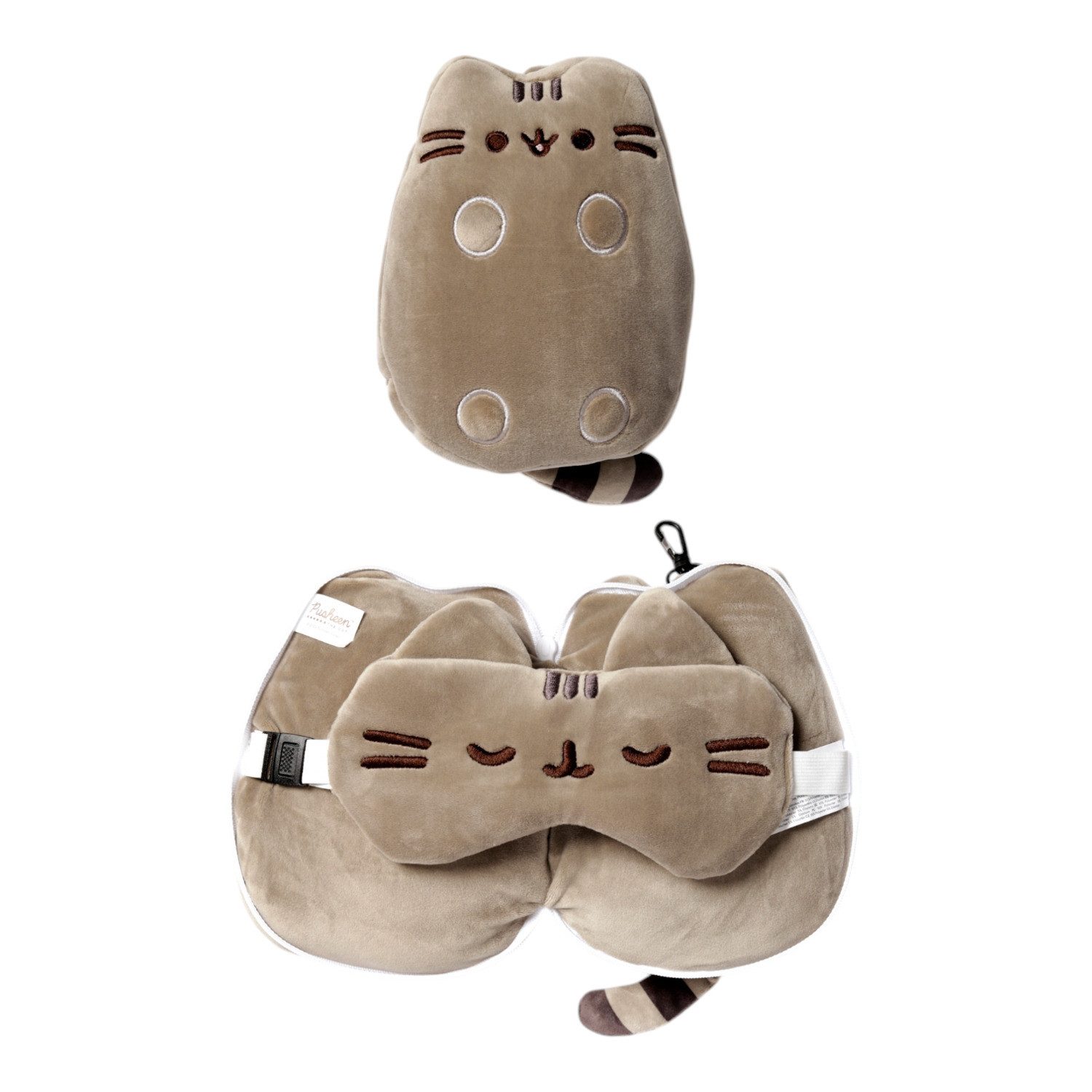 Puckator Reisekissen Pusheen die Katze Reisekissen mit Augenmaske günstig online kaufen