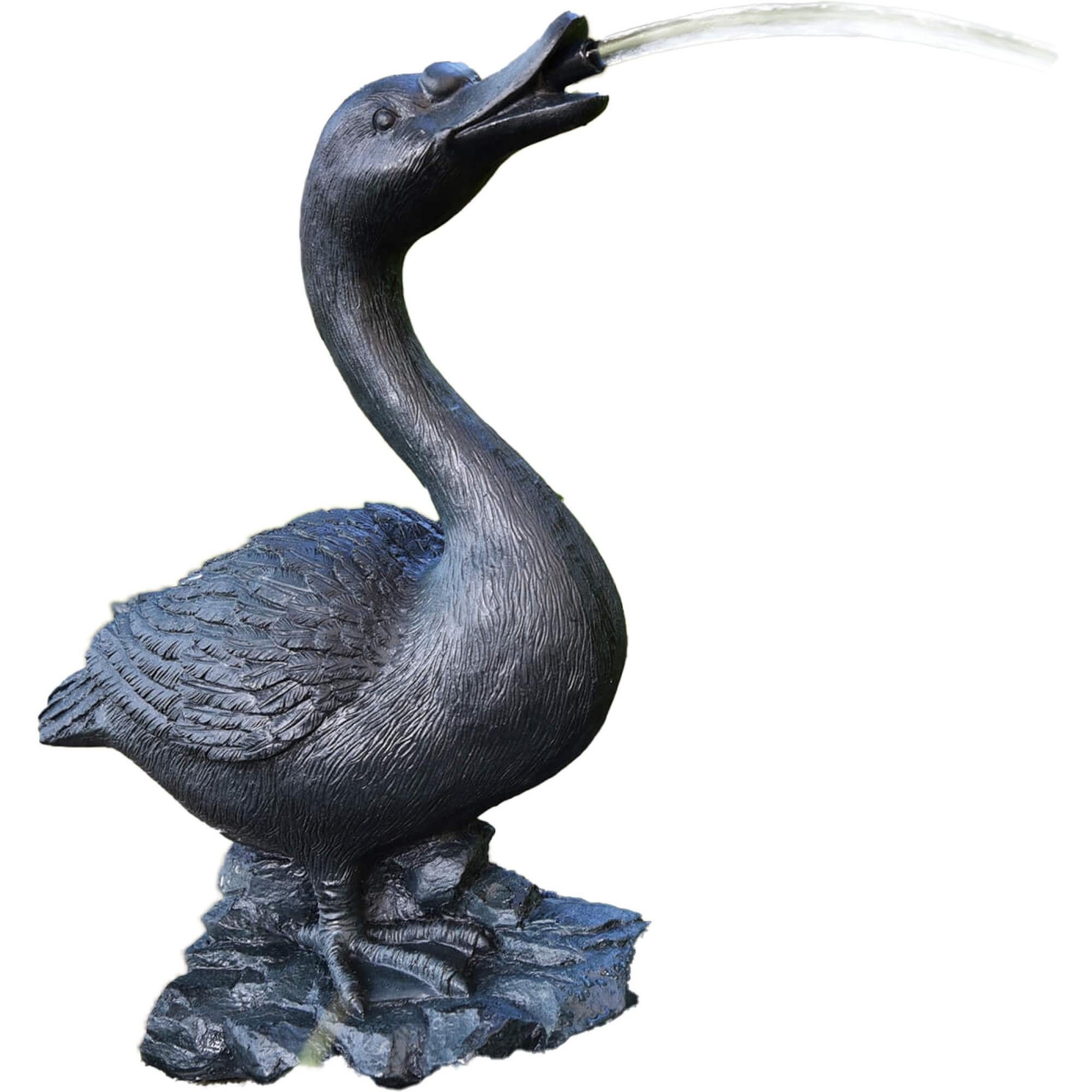 Heissner Wasserspeier Teichfigur 'Gans', 26x16x36cm (1 St)