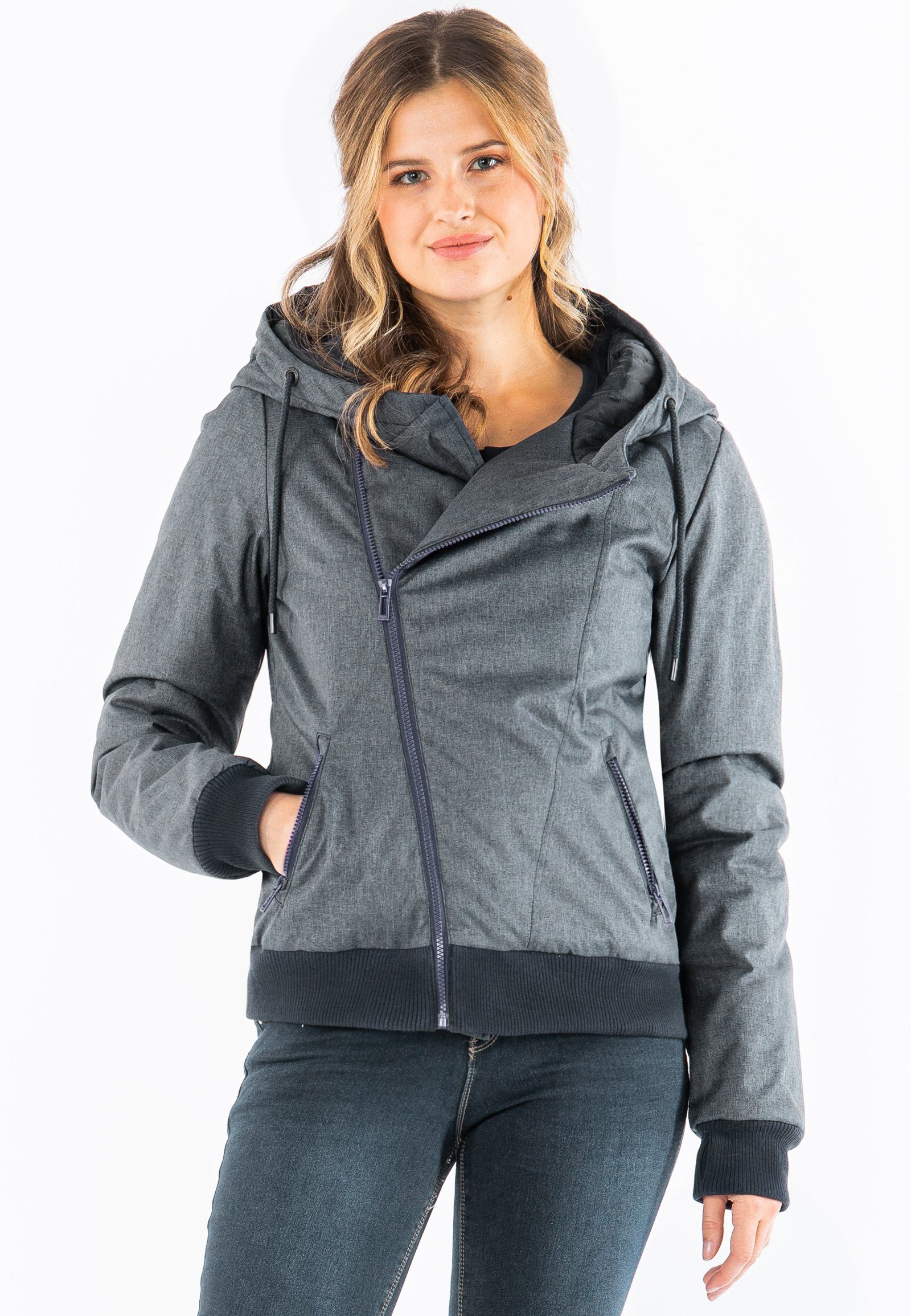 SUBLEVEL Winterjacke Gefütterte Damen Jacke