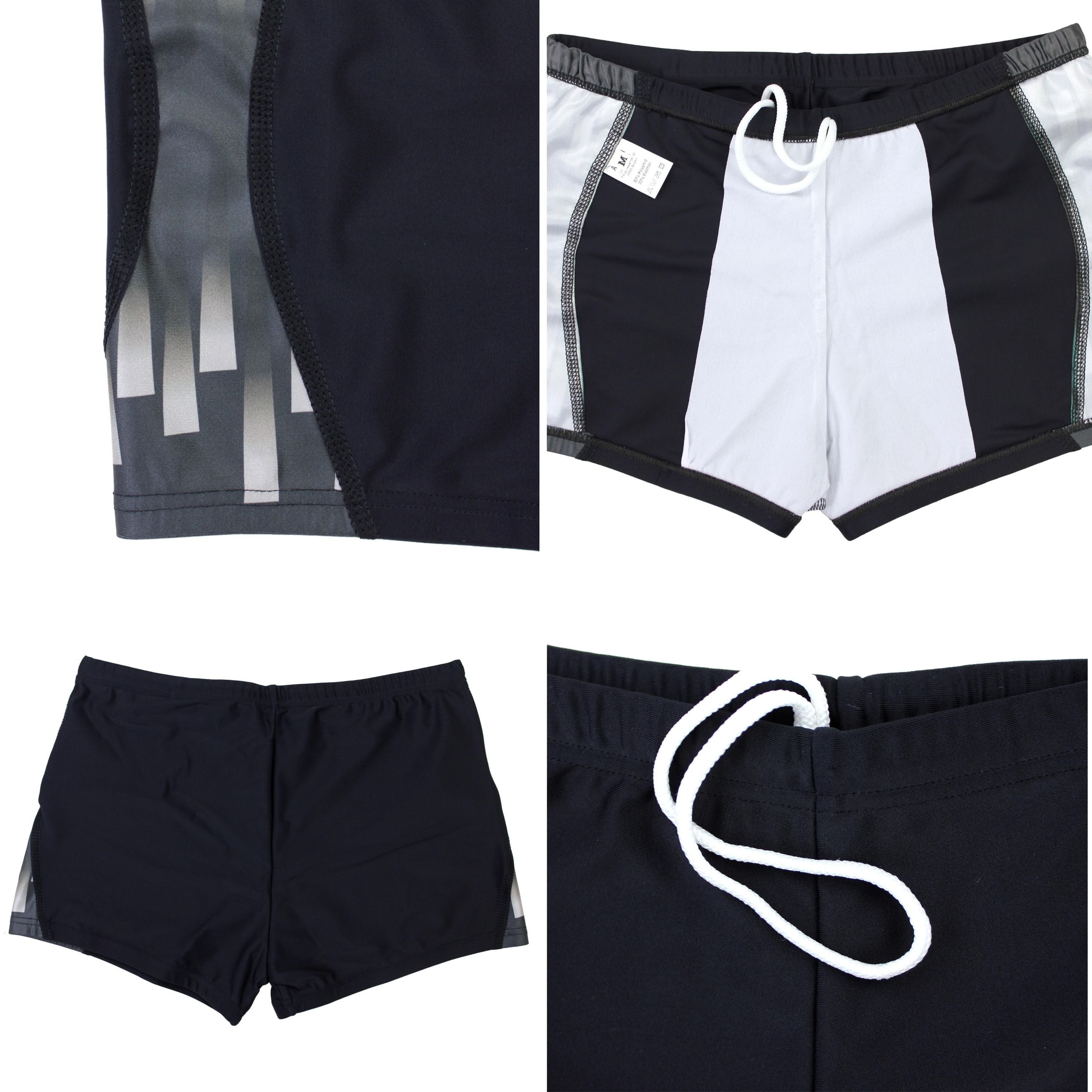 Aquarti Badehose Aquarti Herren Badehose Kurz Sportlich Streifen günstig online kaufen