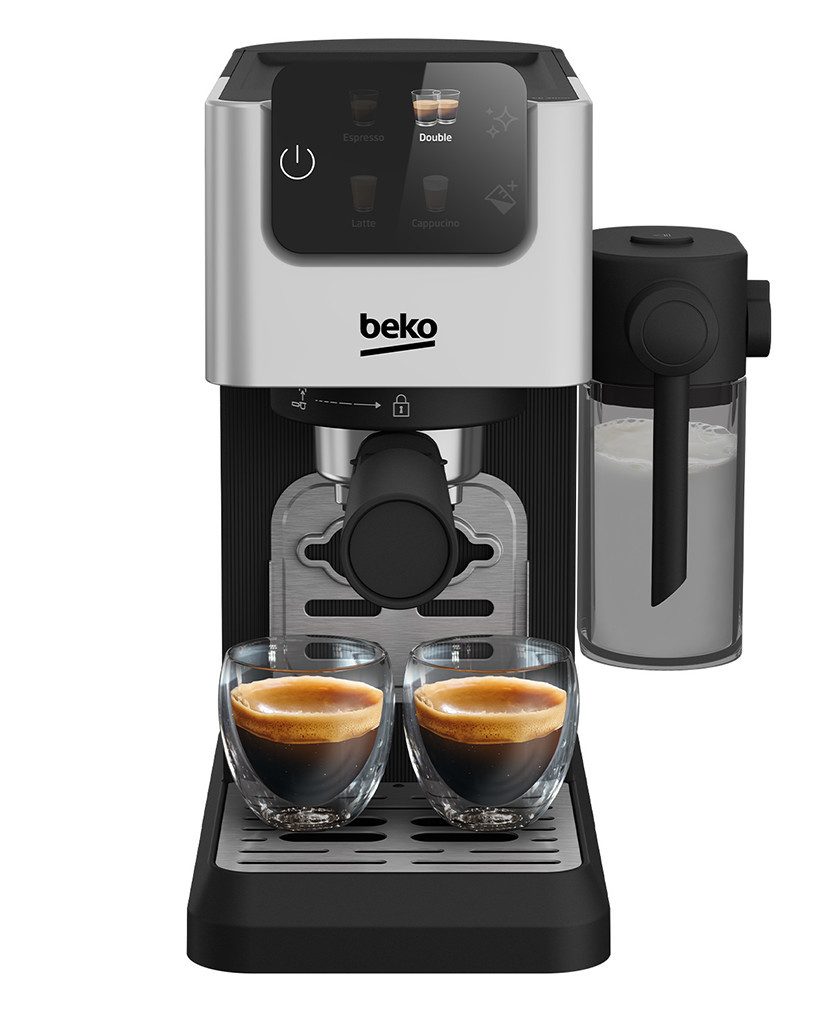BEKO Siebträger-/Filterkaffeemaschine CEP 5304 X, herausnehmbare Tropfschale