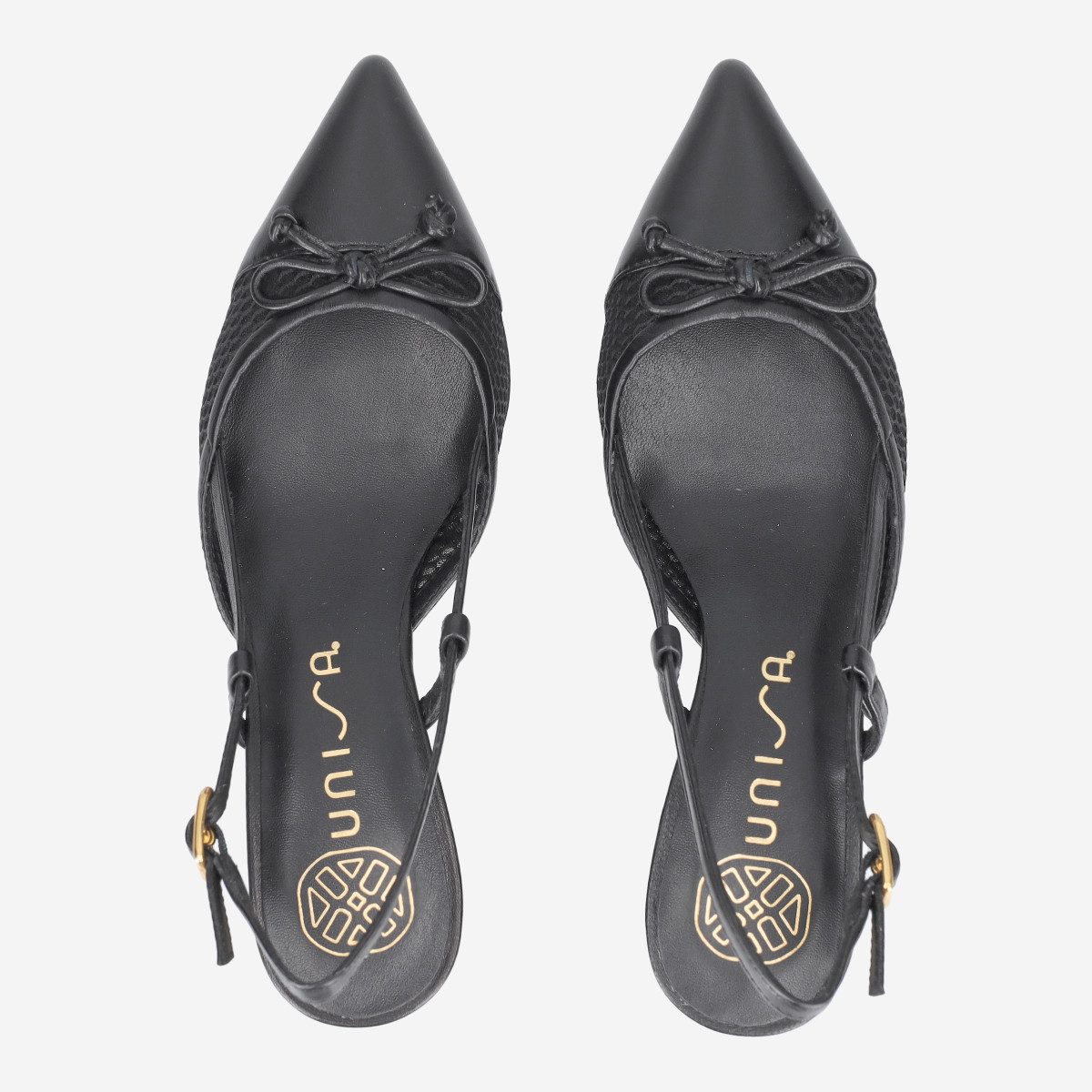 Unisa Unisa IVEN_NTO_NFI BLACK, Peeptoes & Slingpumps, Schwarz, Damen Peeptoepumps