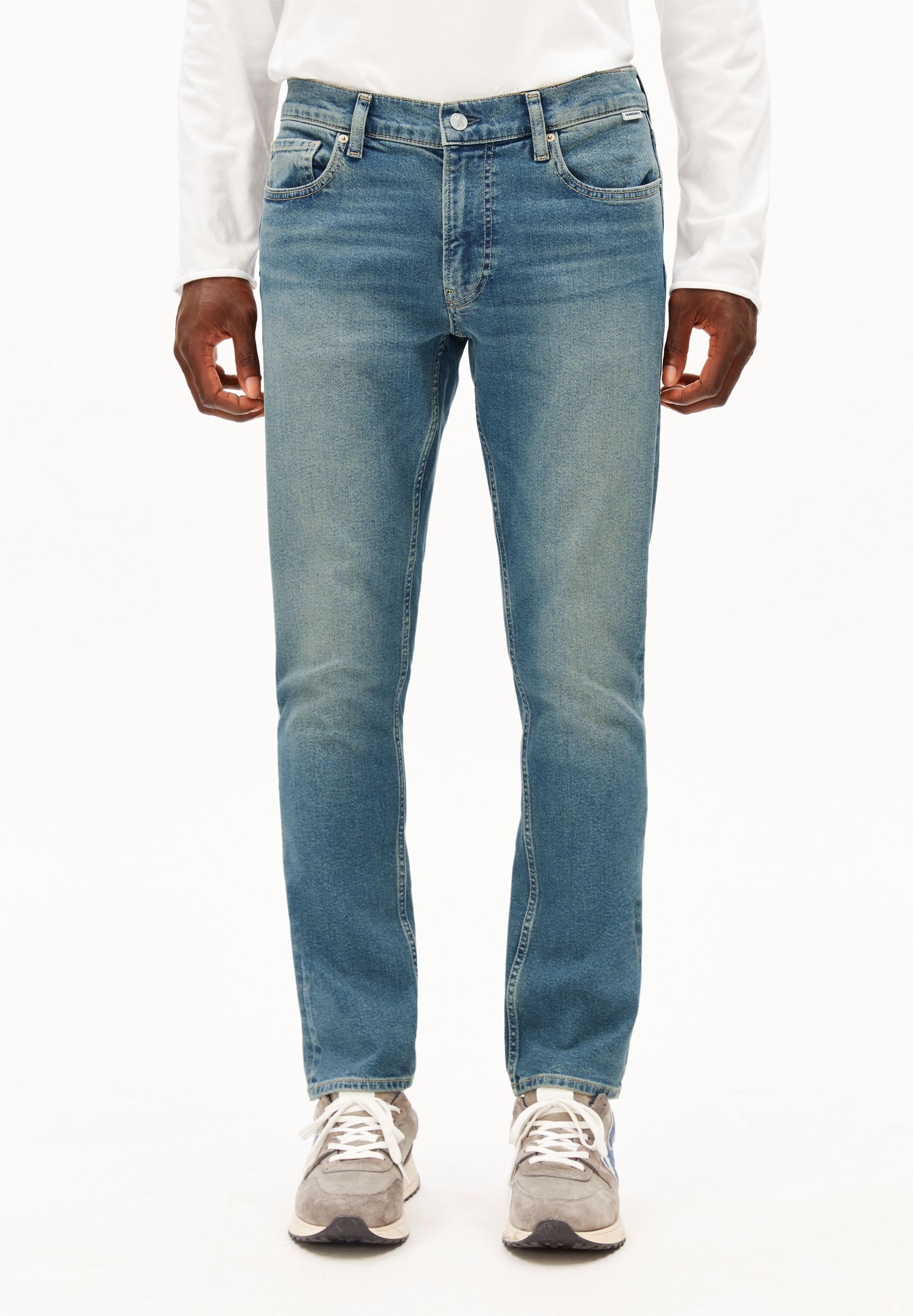 Armedangels Slim-fit-Jeans IAAN Jeans aus recycelter Baumwolle (Comfort-Stretch) Mid waist