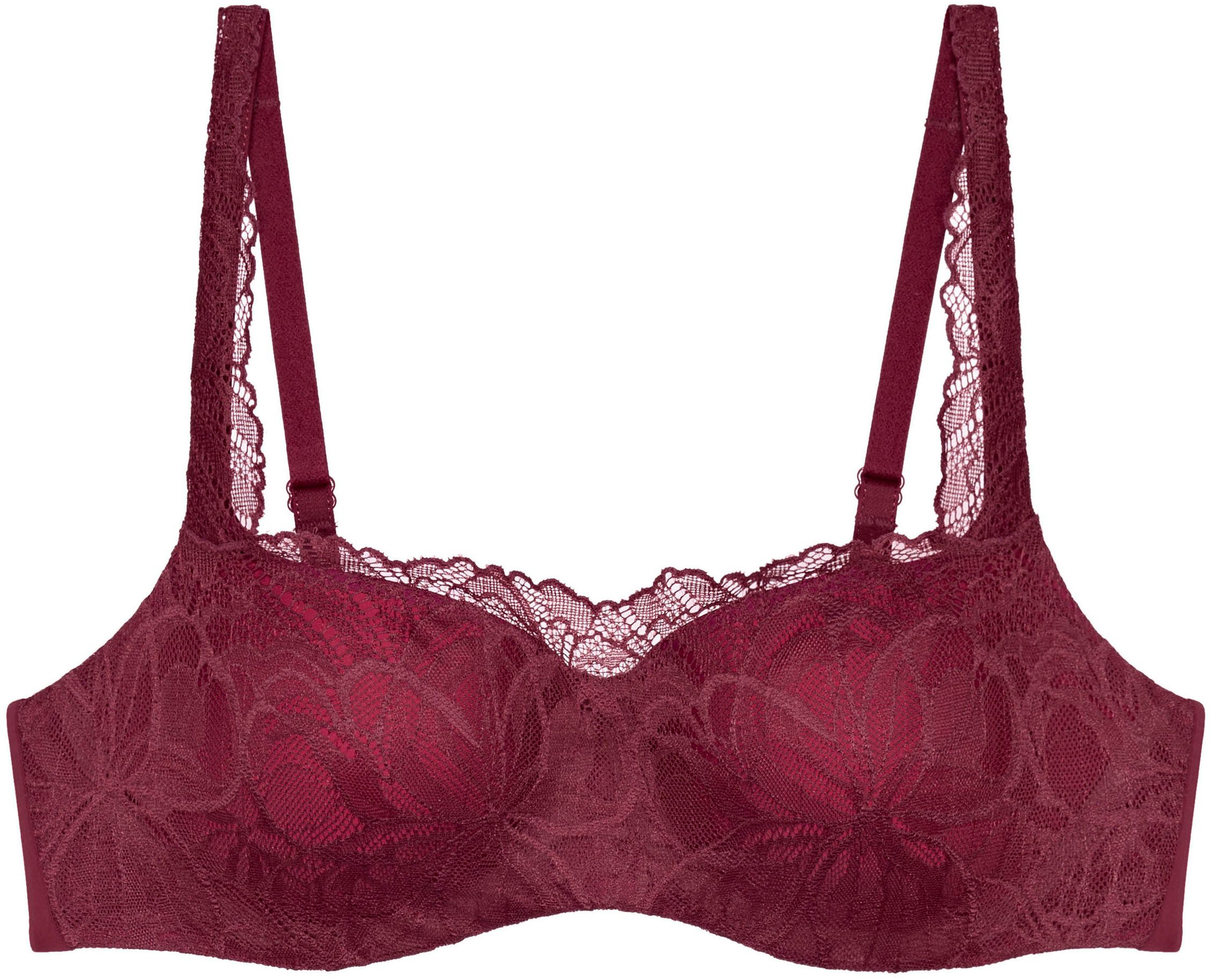 Triumph Balconette-BH Body Make-Up Illusion Lace feine feminine Stretch-Spitze, Microfaser, verstellbare Träger