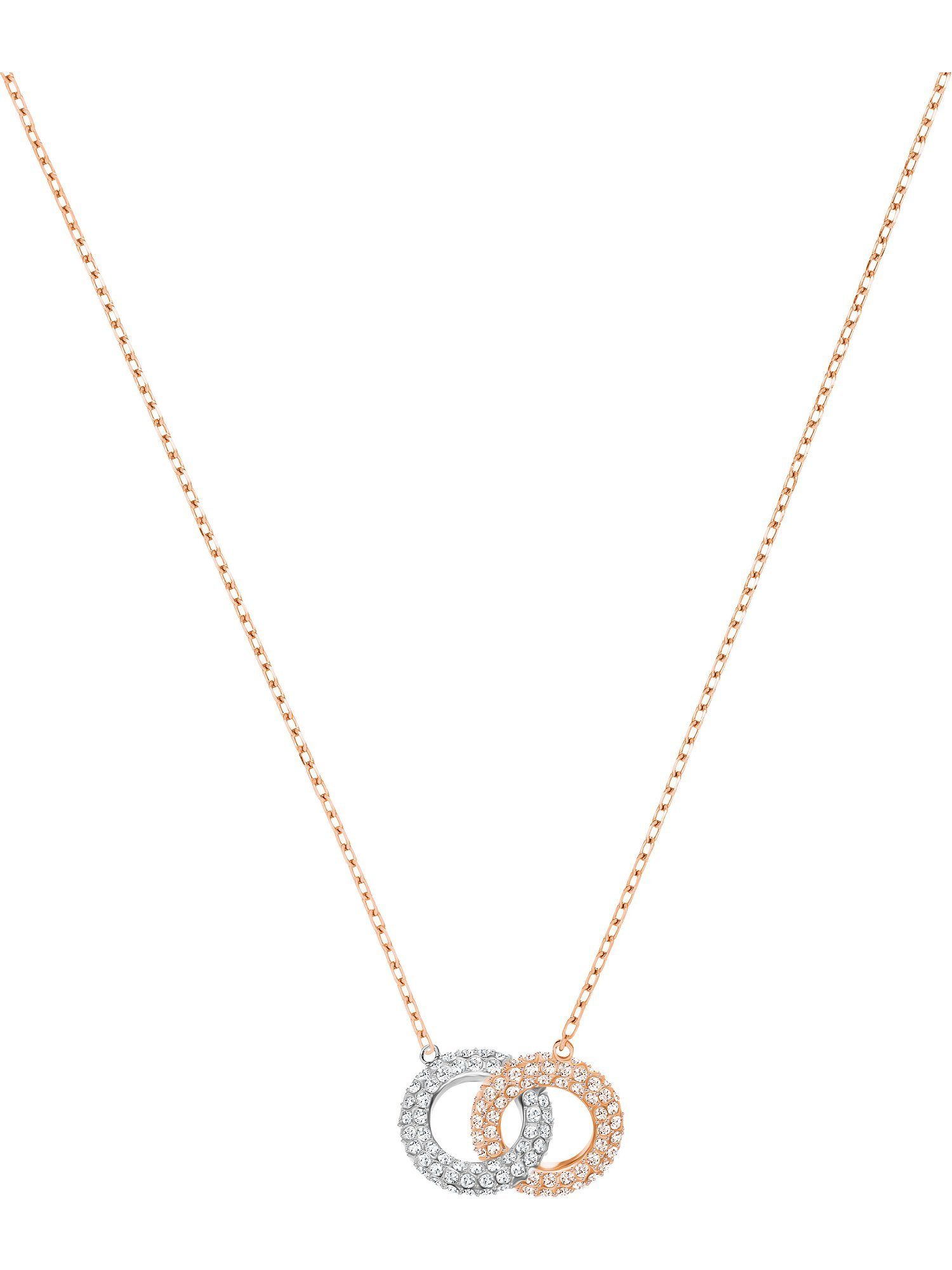 Swarovski Collier Swarovski Damen-Kette Metall Swarovski-Kristall günstig online kaufen